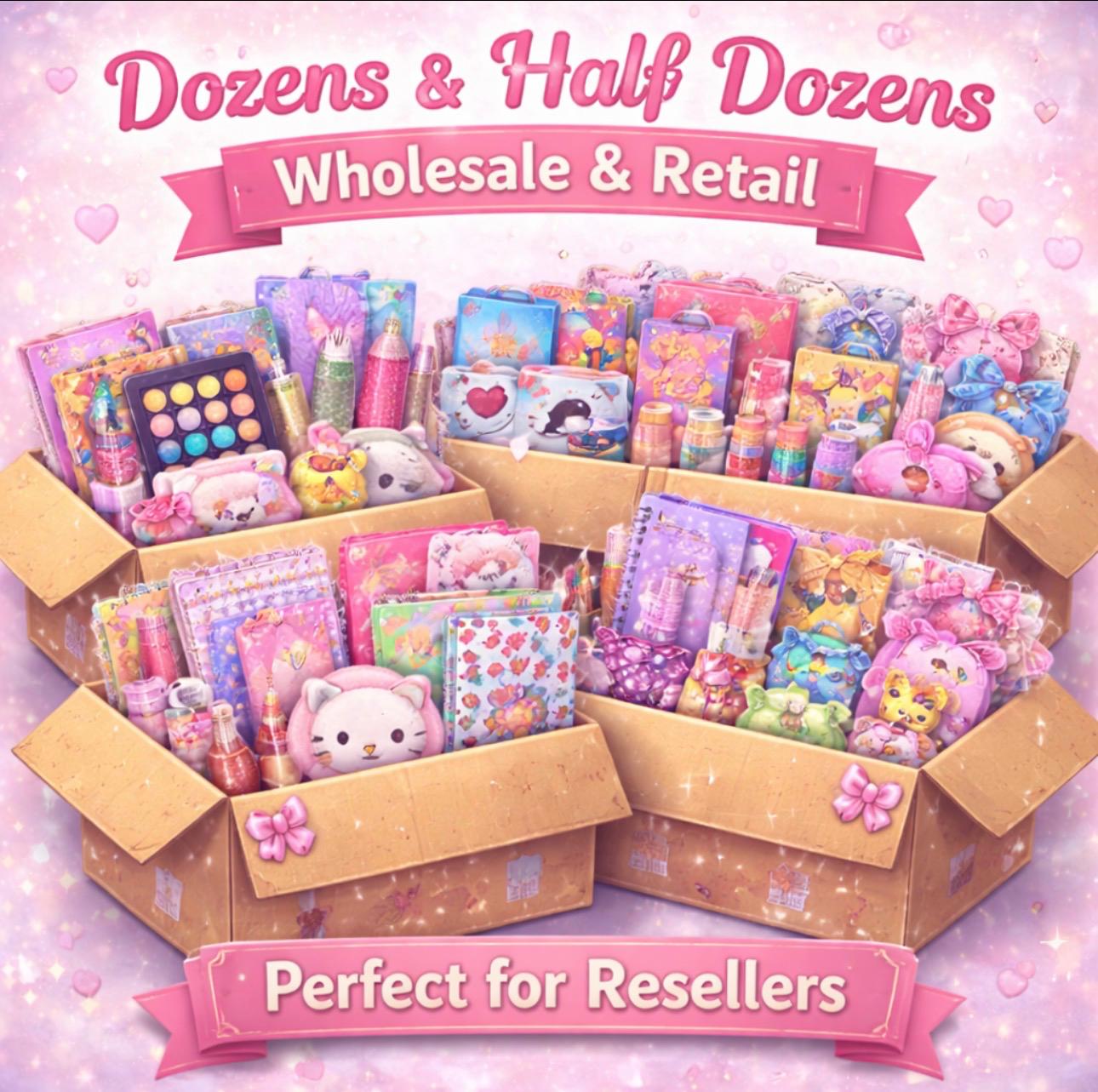 Wholesale- Dozens or Half Dozens