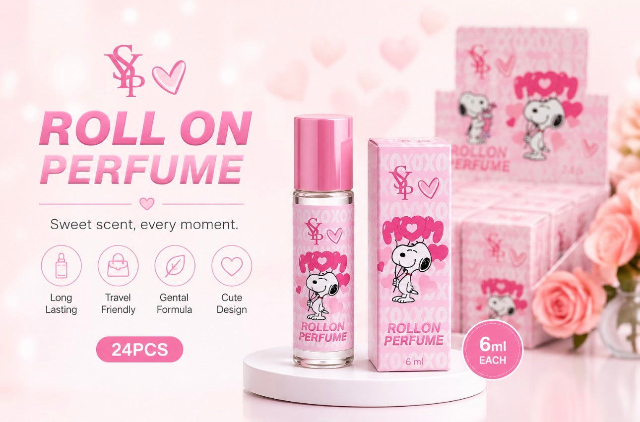 Perfum Roll On Delicious Essence     (6 Pieces)