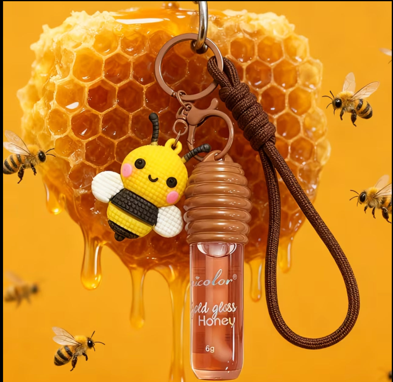 Honey Lip Oil Keychain Set