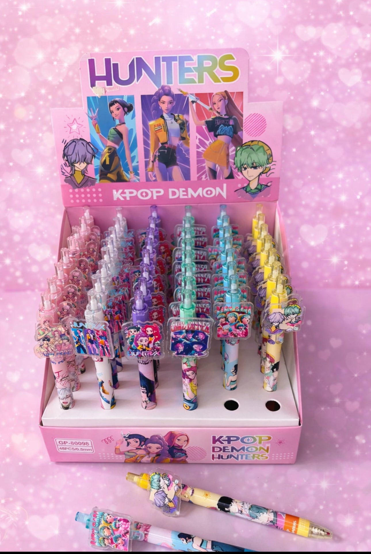 6 Assorted Kpop Gel Pens