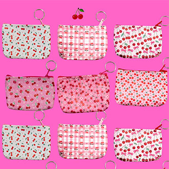 Cherry Coin bags- Key Chain