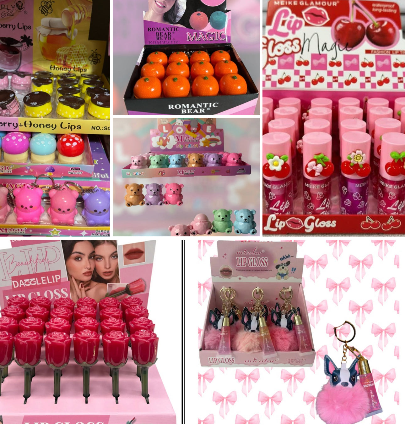 5 Dozens of Lippies ( assorted lipgloss-lipbalm-lip tints-lipstick etc..)