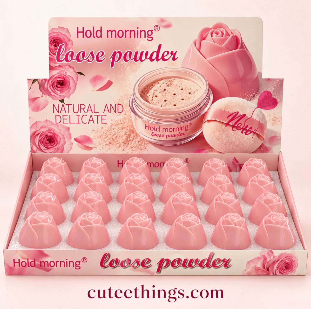 Rose Loose 6 different tones Power         (6 units)