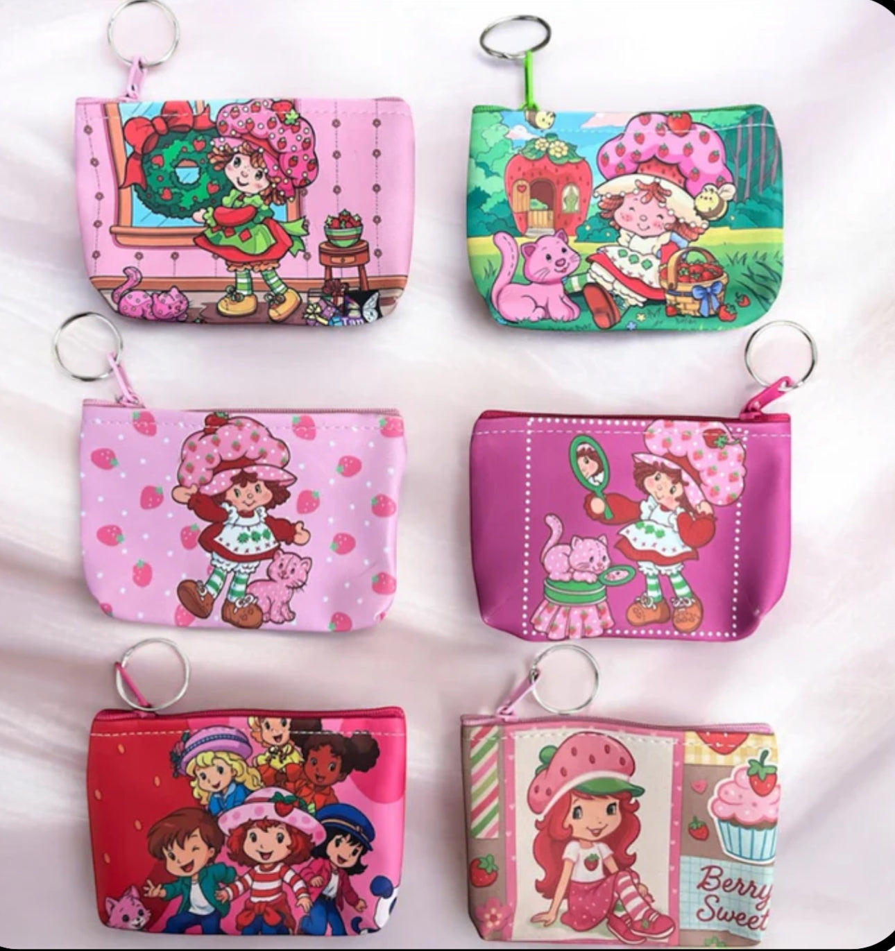 Dozen ( 12 Pieces) Coin bags- Keychains