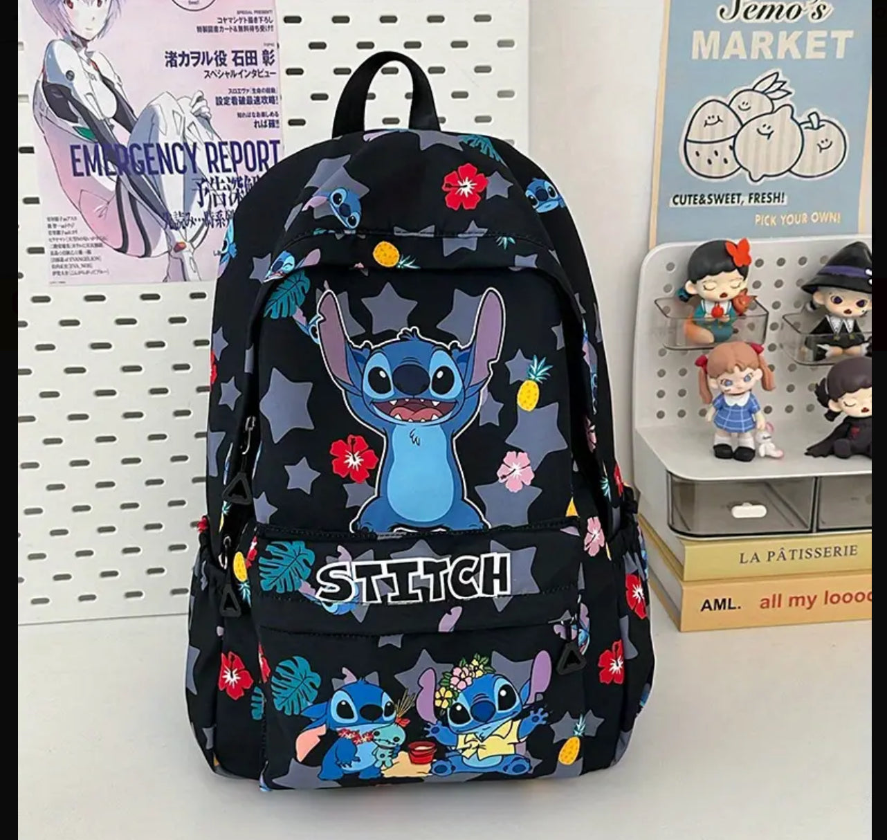 Stitch Large Size Backpack