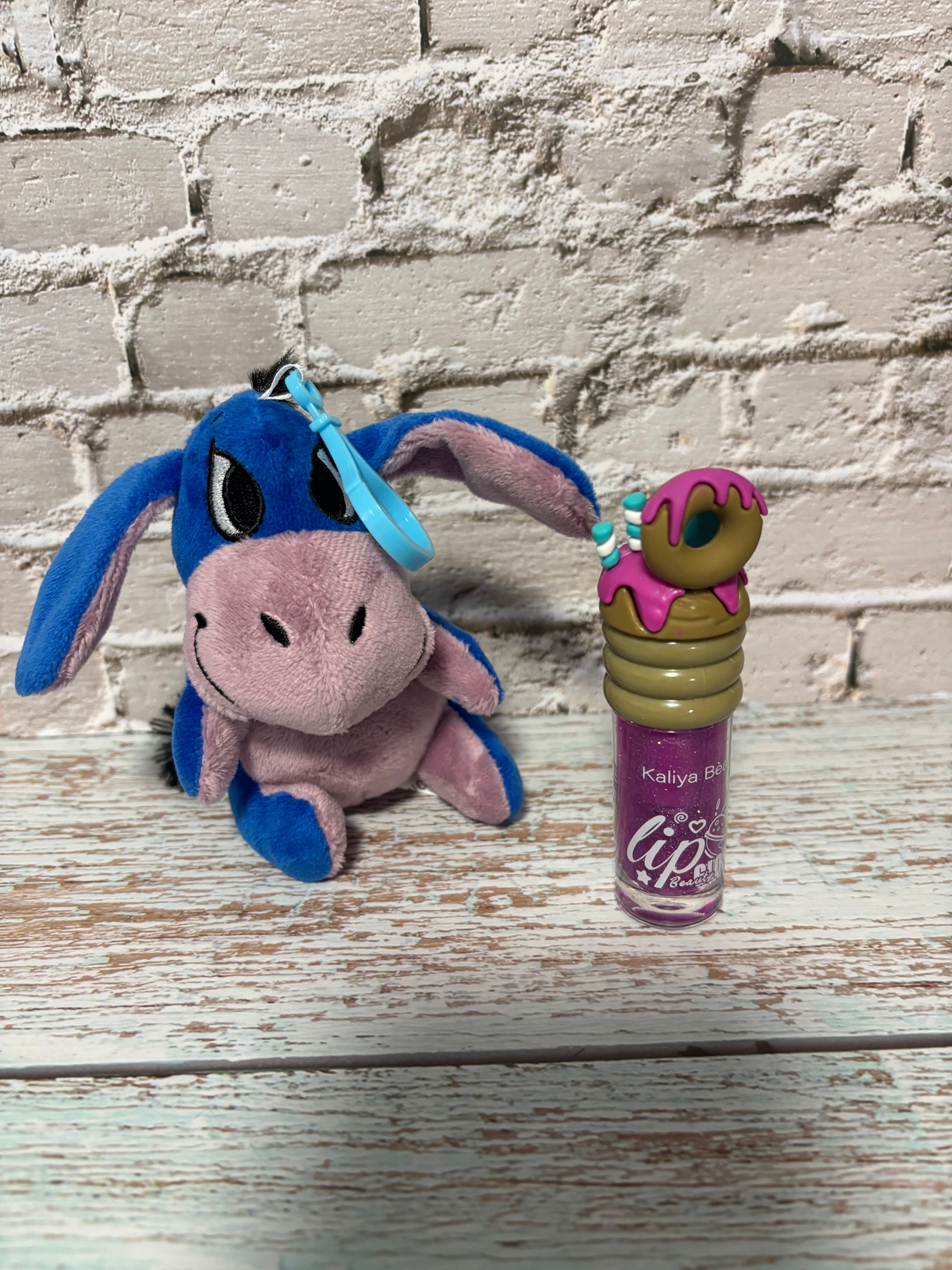 Cutee Pairs.                                     (Plush Keychain and Lippie)