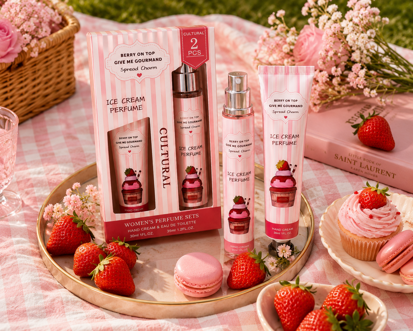 Berry On Top Give Me Gourmand Perfume & Hand Cream Set