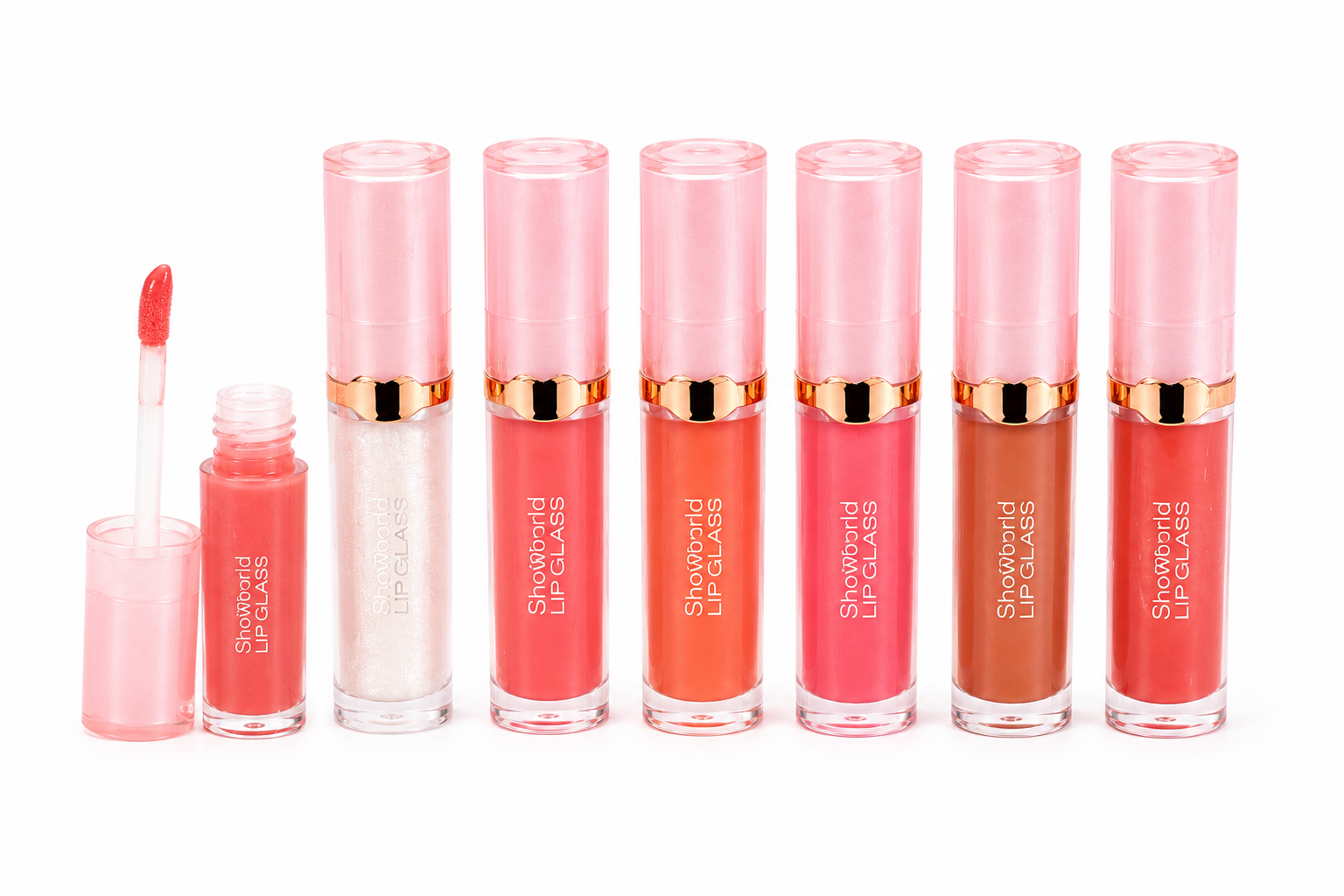 Mega Glossy Lipgloss (12 Pieces)