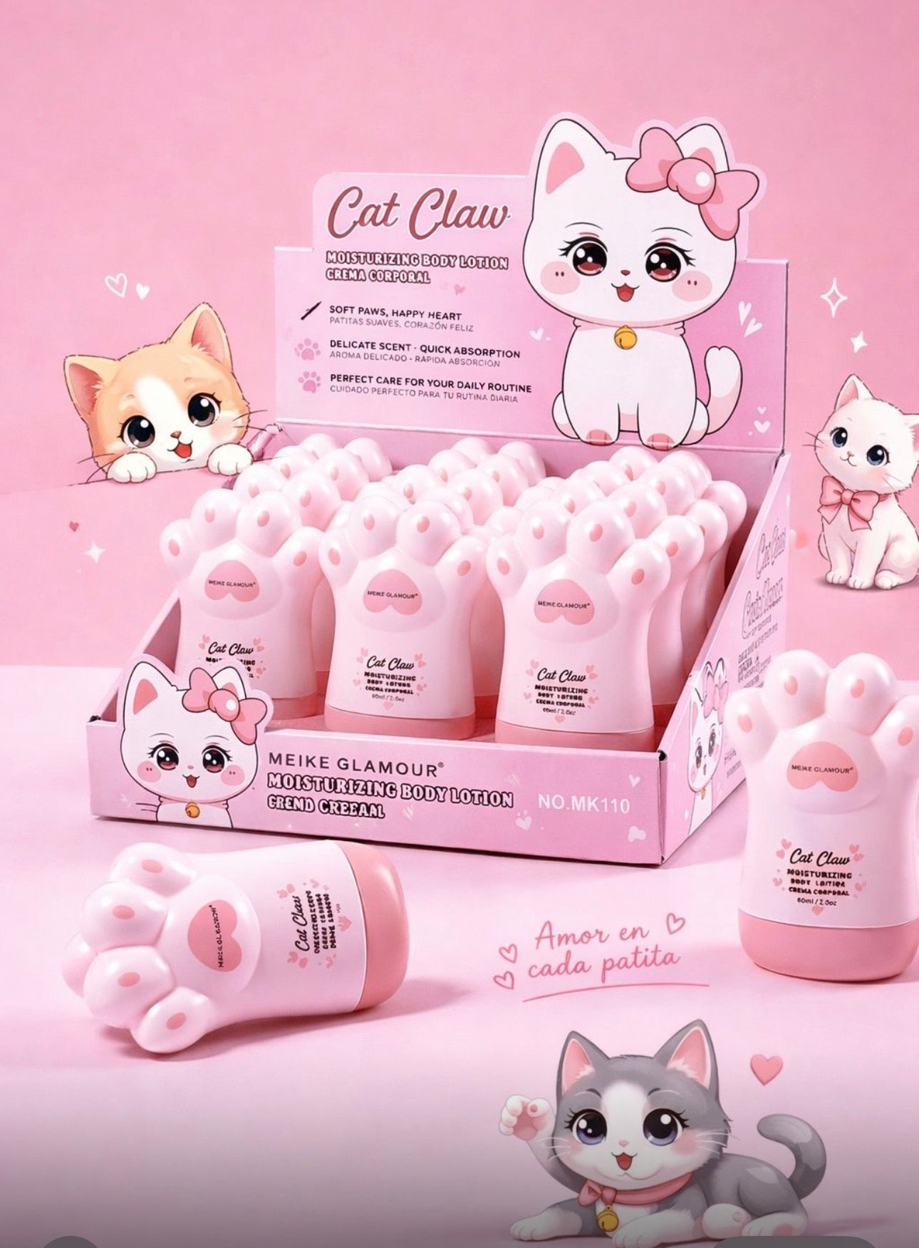Cat Claw Moisturizing Body Lotion   (3 pieces)