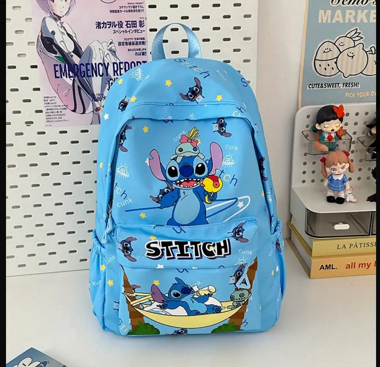 Stitch Large Size Backpack