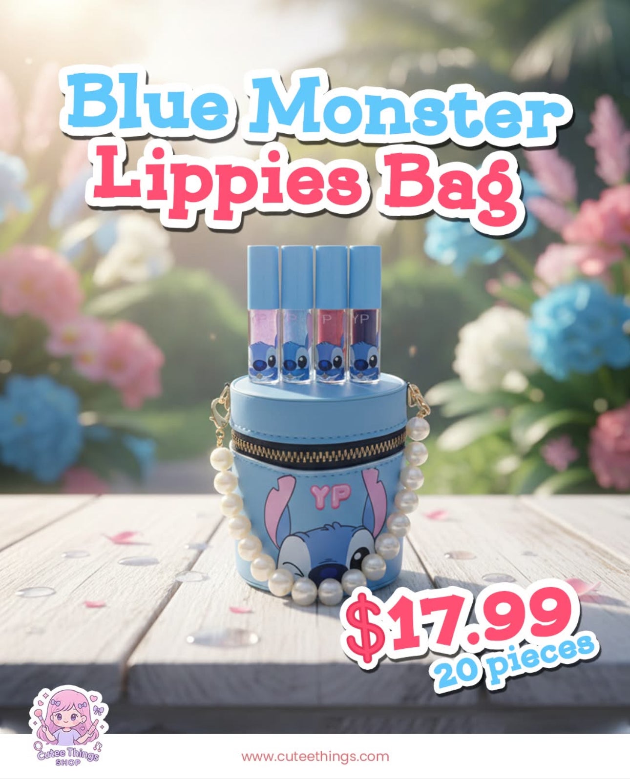 Blue Guy 12 Lippies Bag