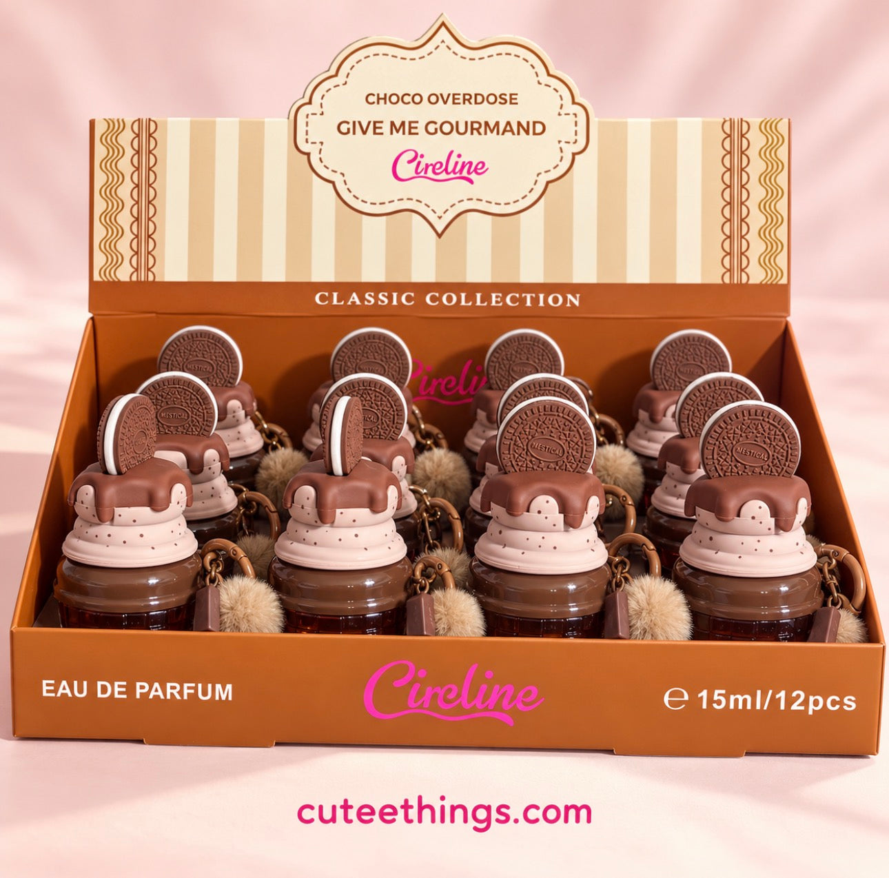 Cookies Crave Perfume Keychain      (15 ml spray) One Unit
