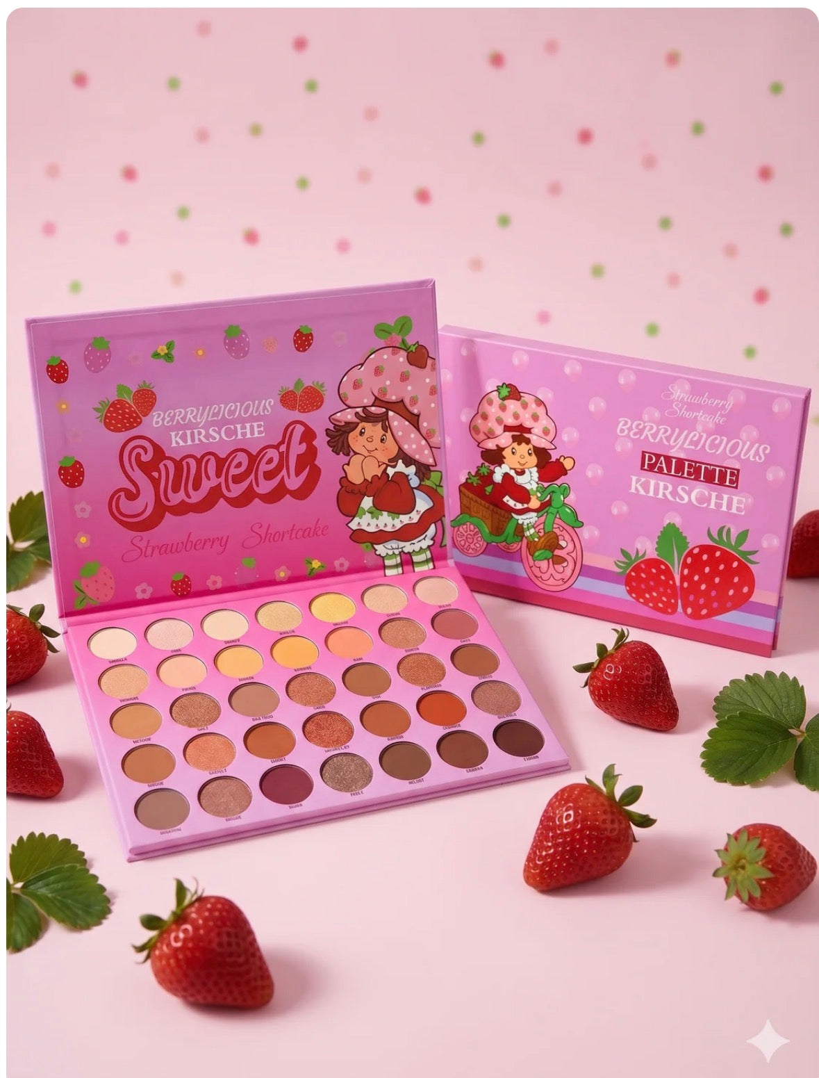 Cute Strawberry 25 Colors Eyeshadow Palette