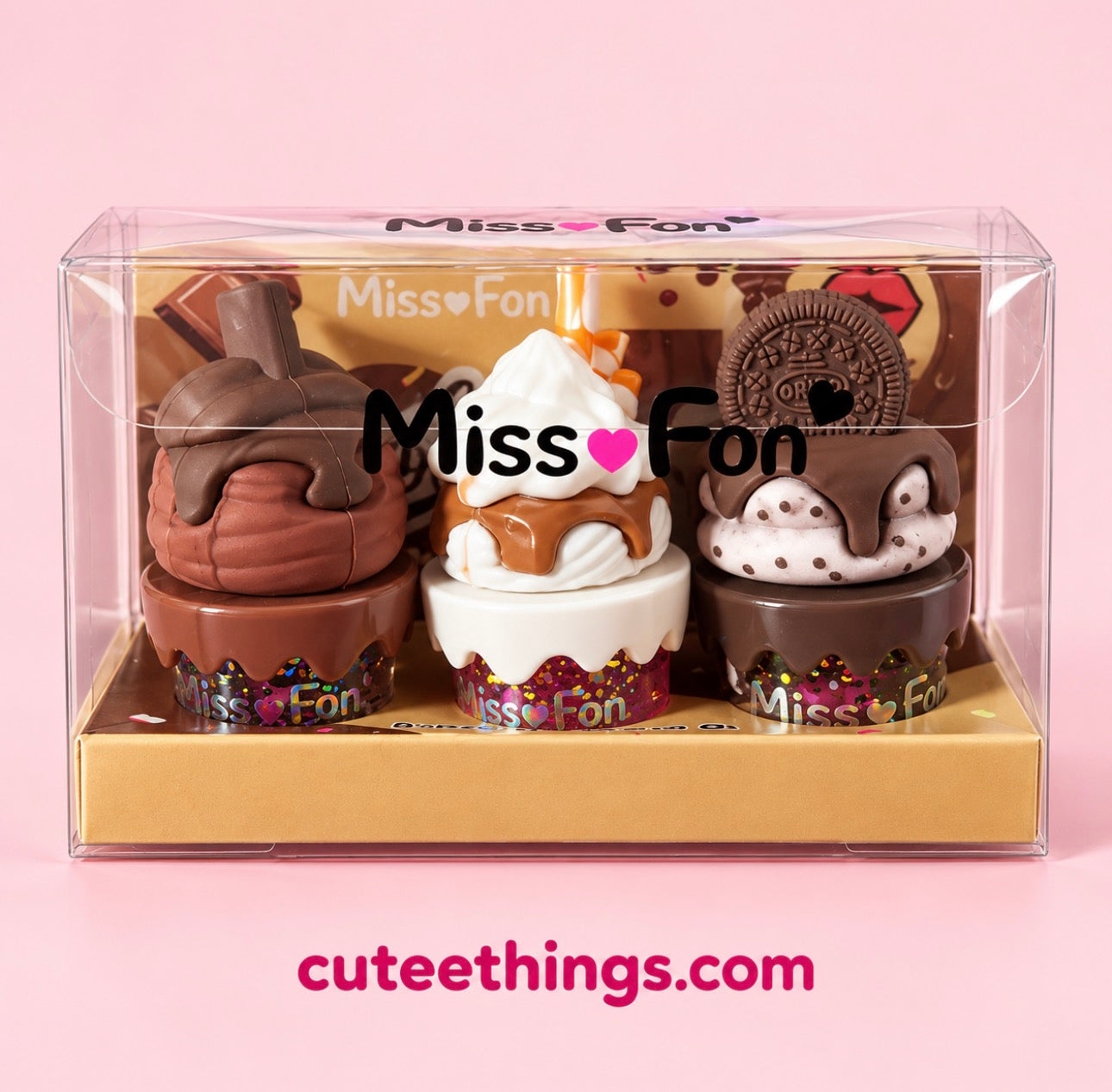 Dessert Lip Oil Set-3 pieces