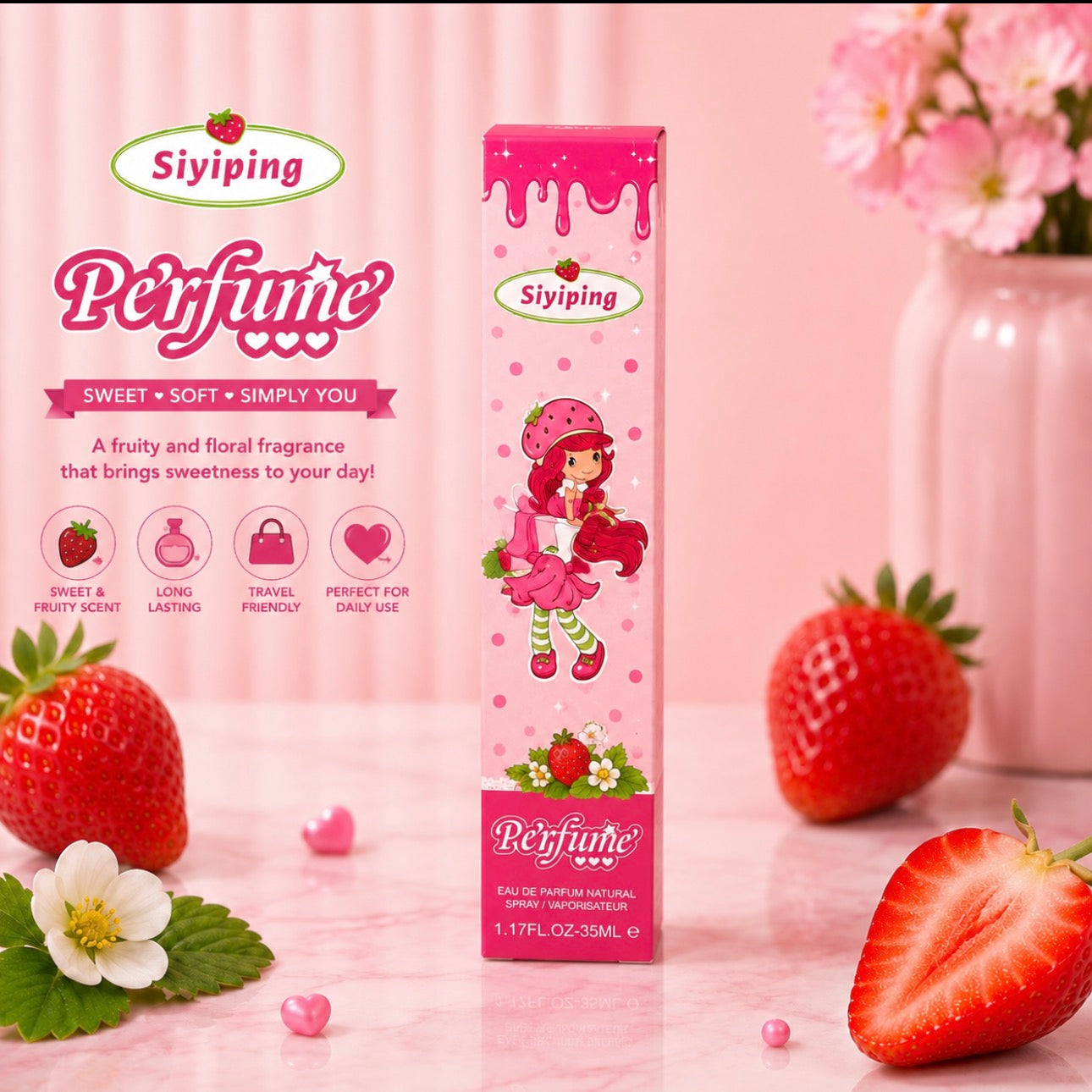 Strawberry Travel Size Perfume        (6 pieces)