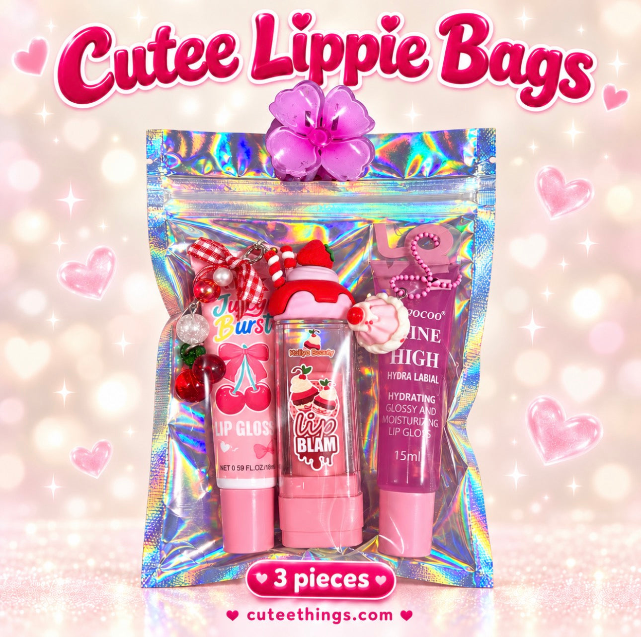 Cutee Lippies Surprise Bag (3 Pieces)