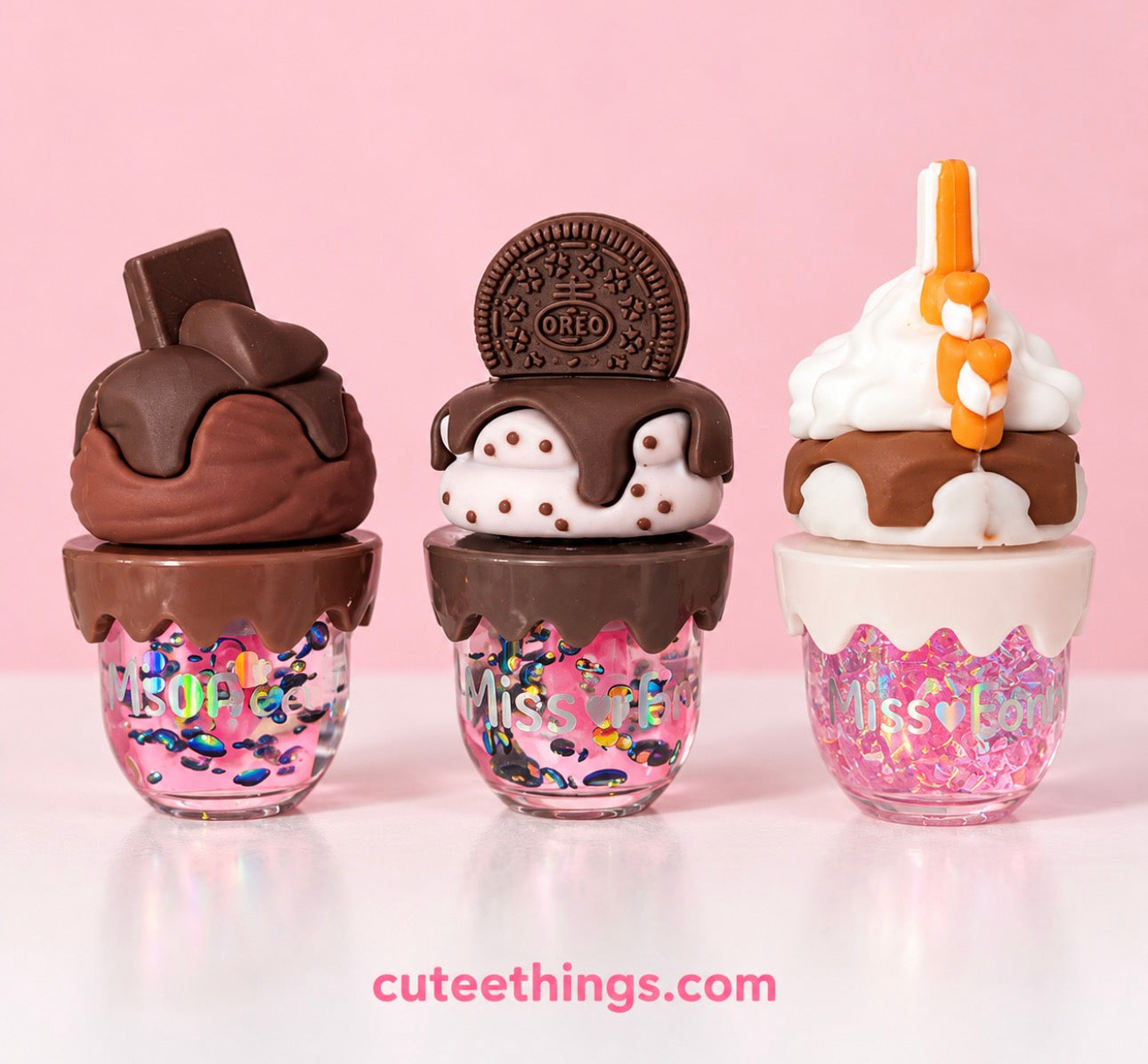 Dessert Lip Oil Set-3 pieces