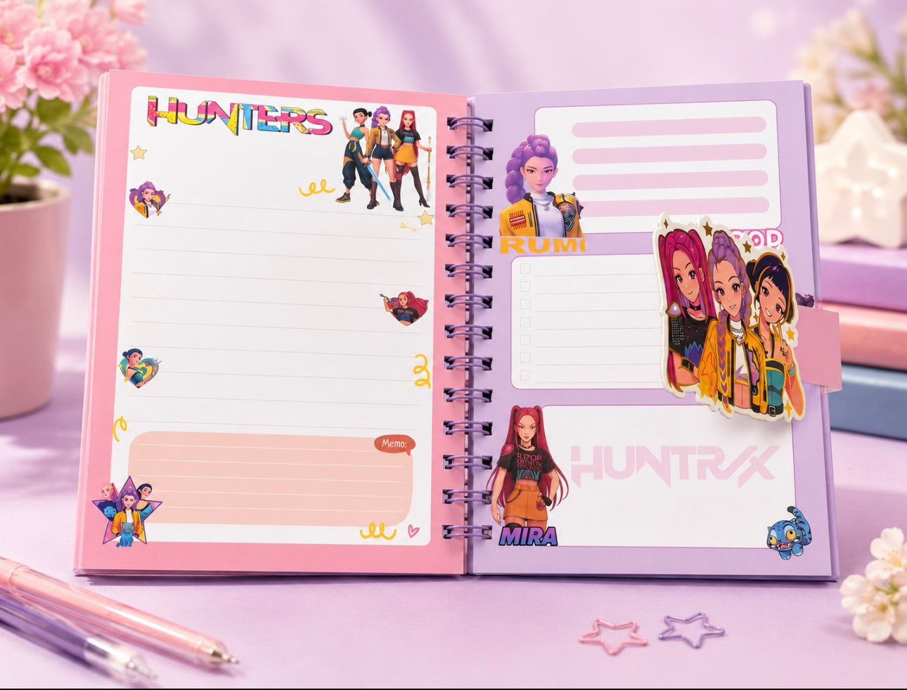 HUNTRIX Spiral Notebook (2 Pieces)