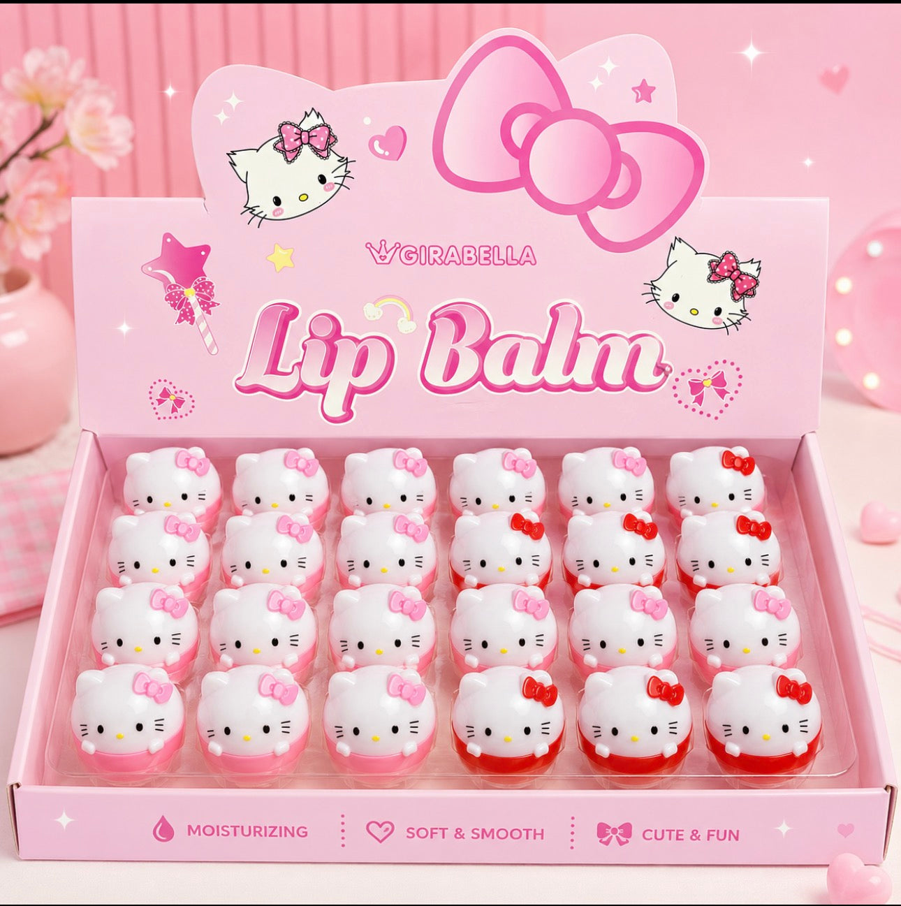 Cute Kitty Lip balm (12 pieces)