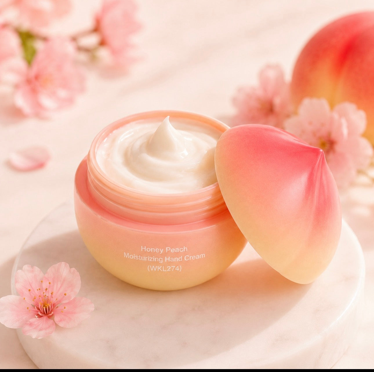 Peach Shaped Hand Cream (3 Pieces)