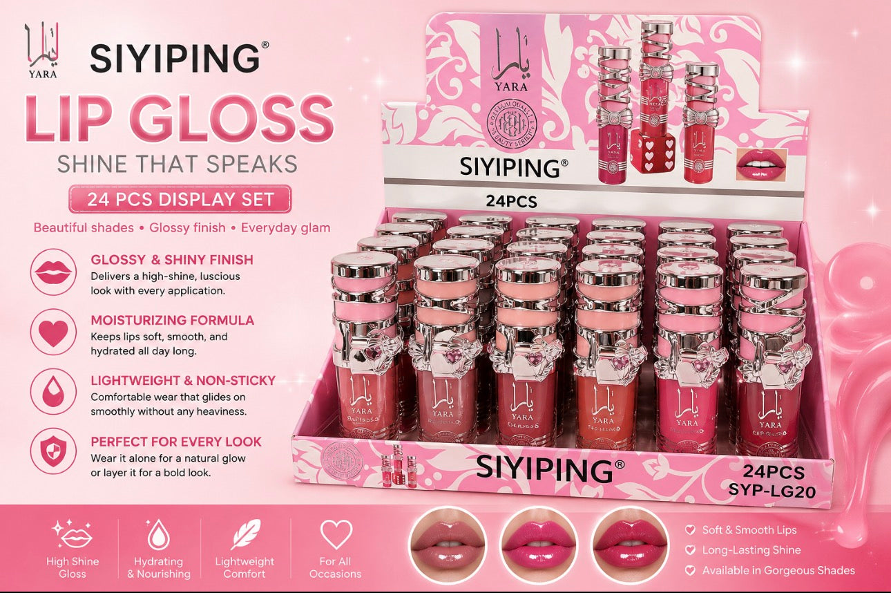 Yara Matte Lip Gloss Collection (12 Pieces)