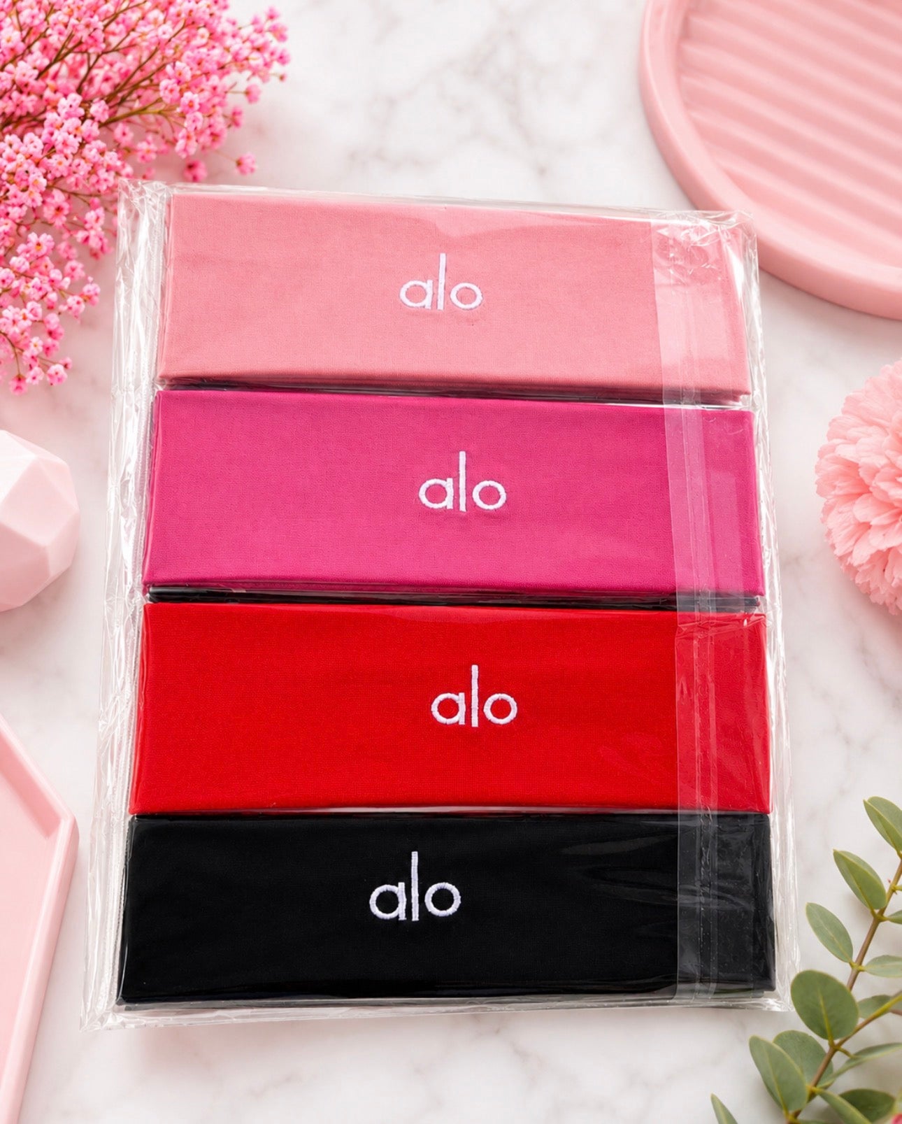 ALO Headbands                                   (12 pieces assorted colors)