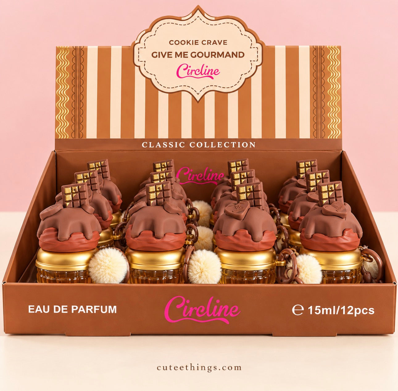 Chocolate Crave Perfume Keychain  (one unit)
