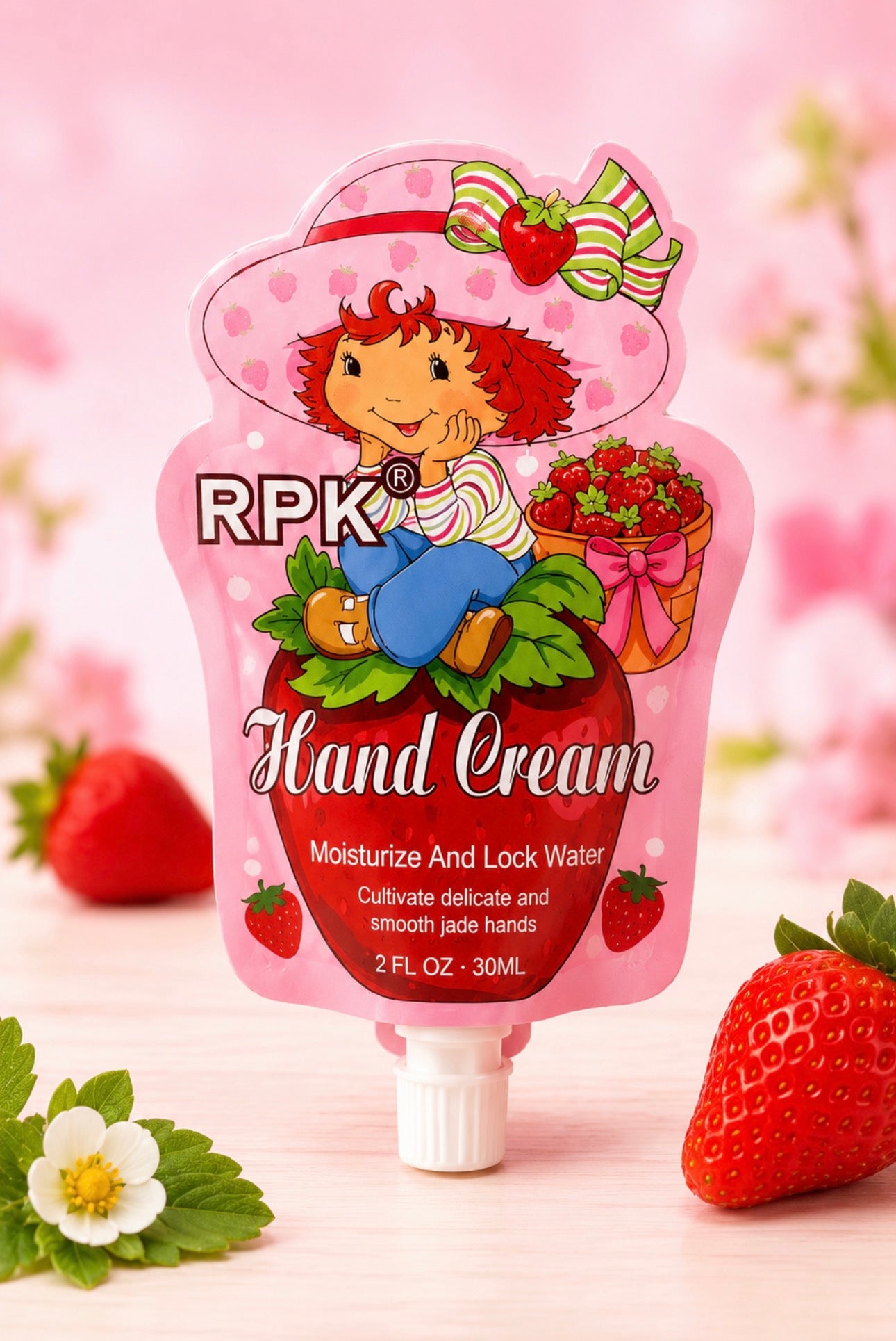 Strawberry Hand Cream                    (12 Pieces Display)