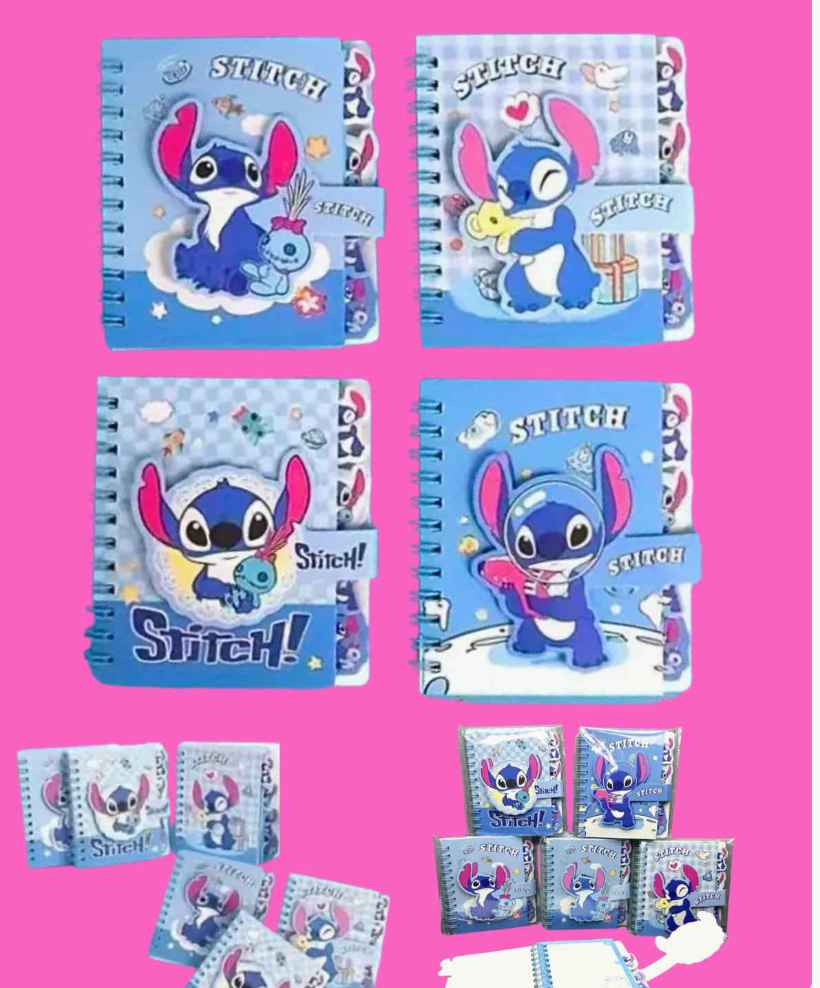 Blue Notebooks with dividers