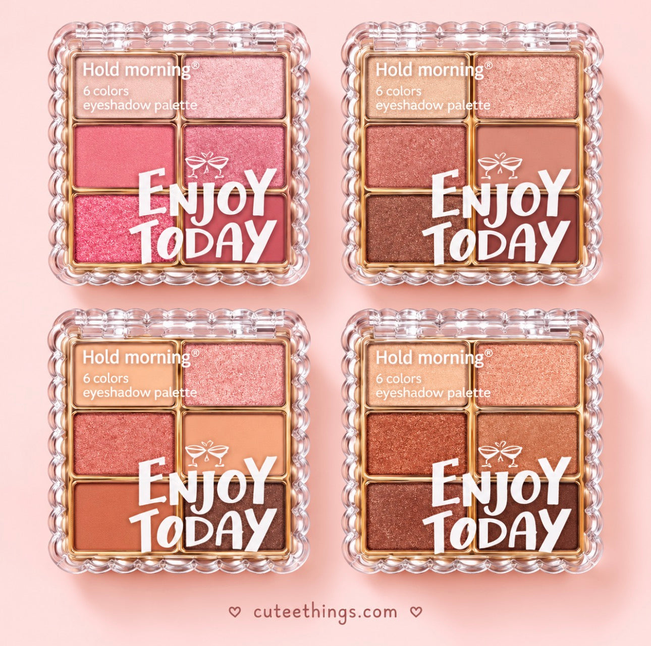 6- Color Eyeshadow Palettes (4 units)