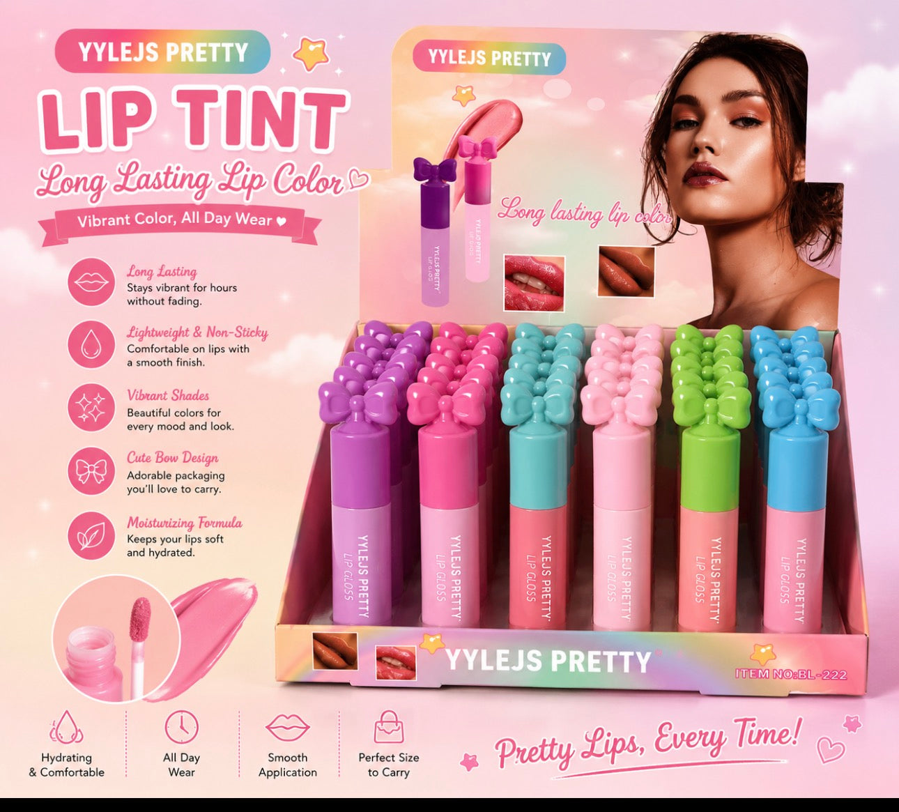 Liptint Long Lasting Lip Color.                 (Display 24 Pieces)