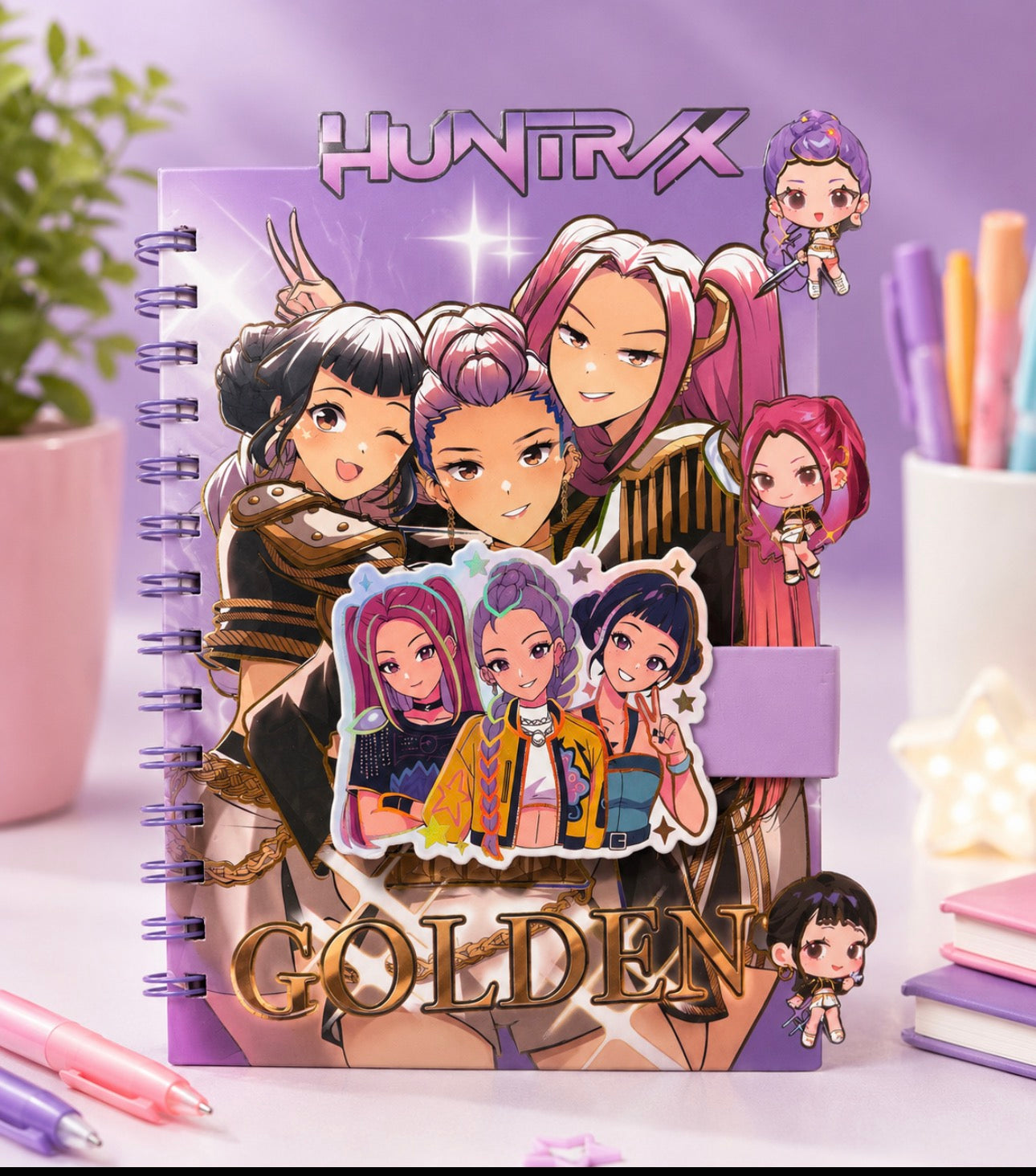 HUNTRIX Spiral Notebook (2 Pieces)