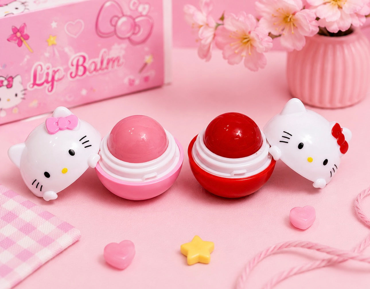 Cute Kitty Lip balm (12 pieces)