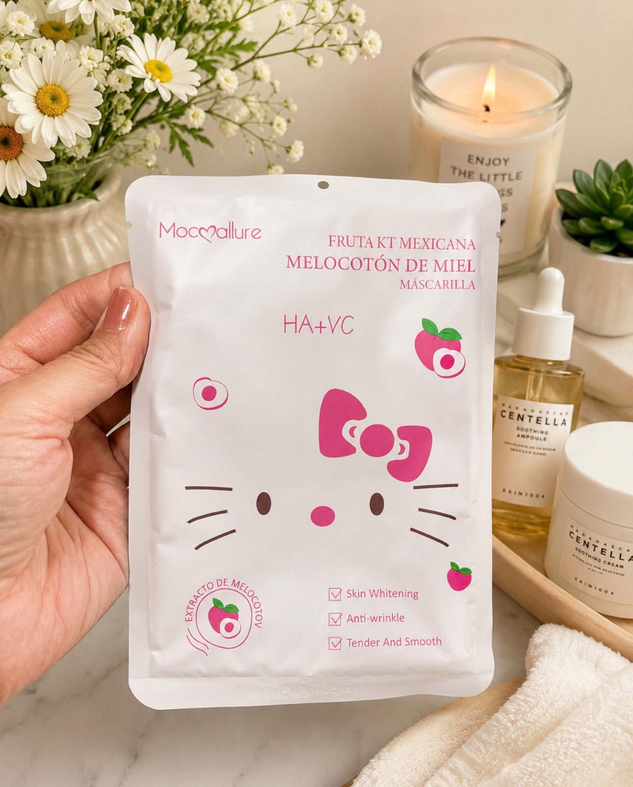 Callie Honey Peach Mask with Vit C.    (12 Pieces)