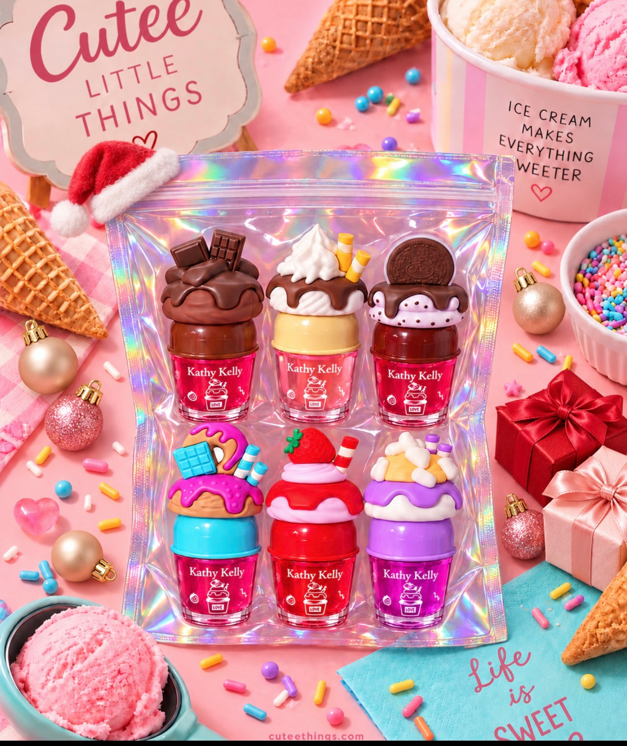 Cutee SweetTreat Lippie Bag-6Pieces