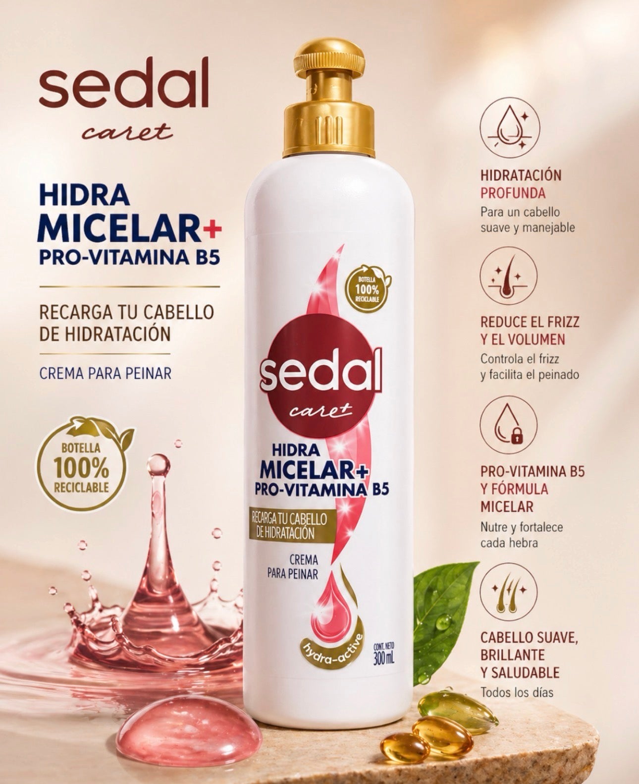 Sedal Hidra Micelar Styling Cream