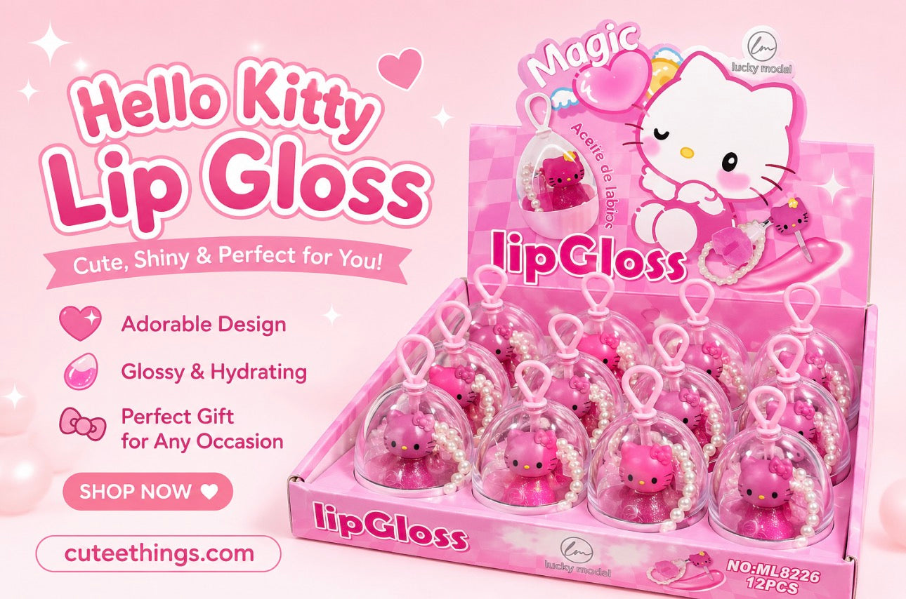 Kitty Lipgloss Set (3 Pieces)