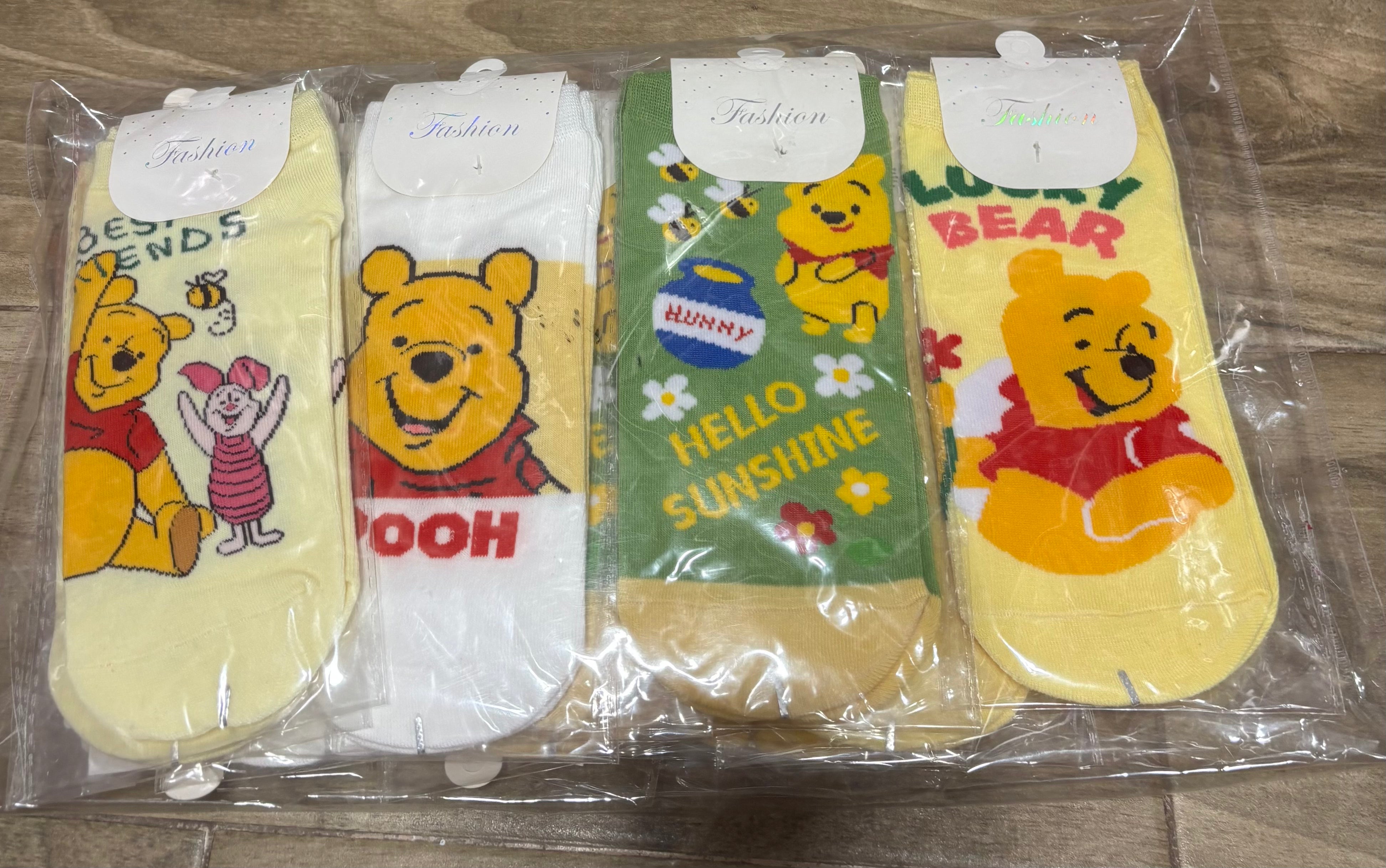Cute Winnie Socks (One Dozen)