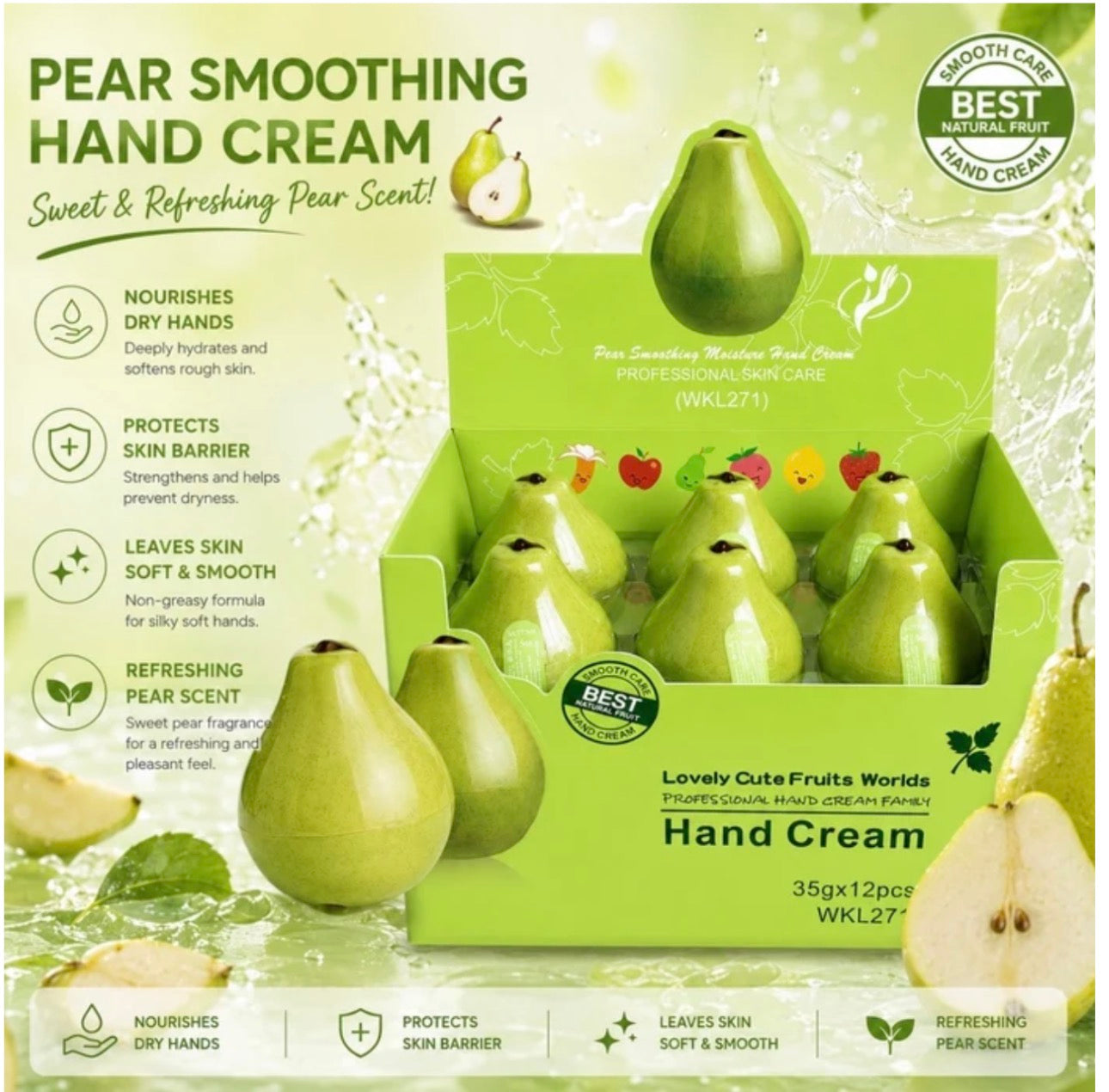 Pear Inspired Hand Cream (3 Pieces)