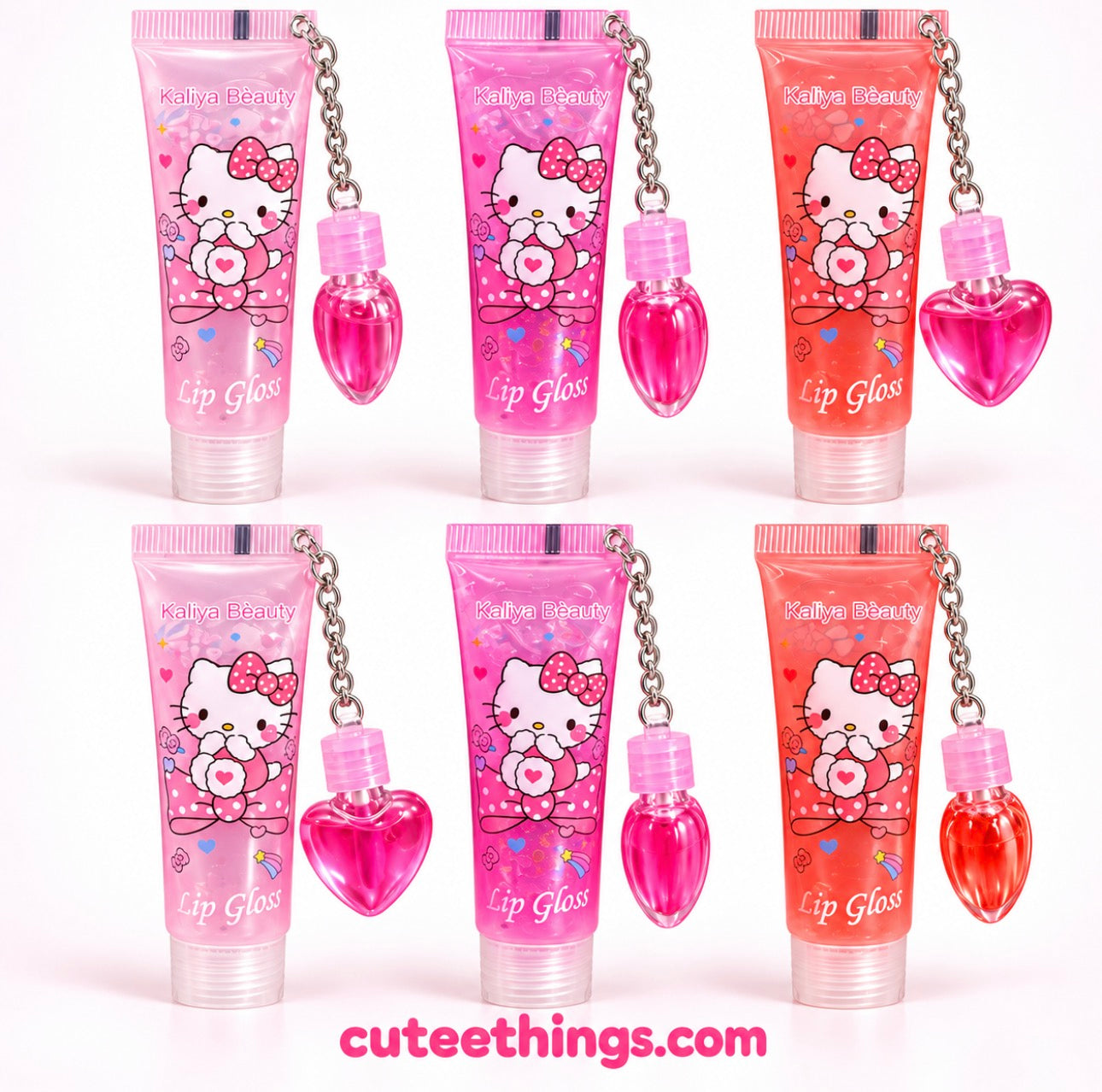 Double Lipgloss With Charm.                  (24 Pieces Display)