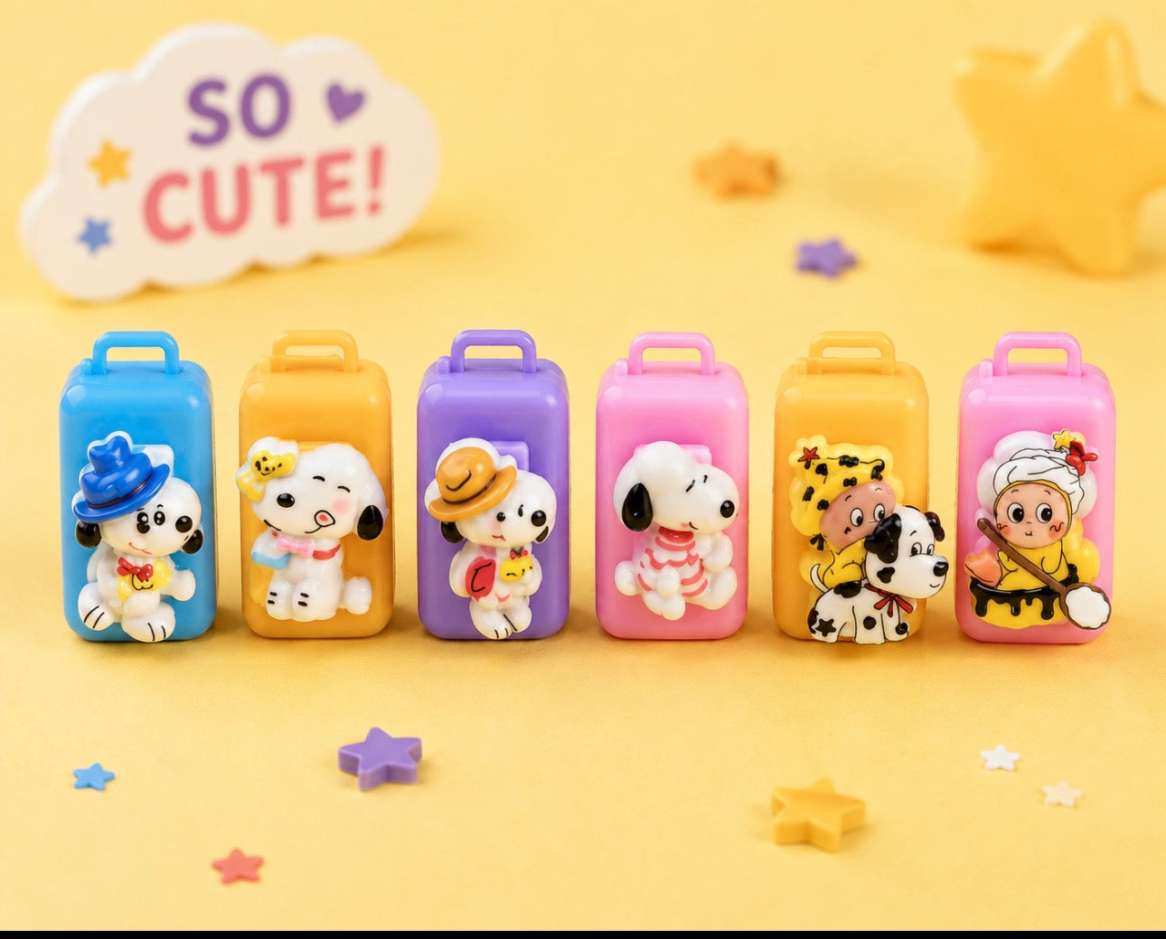 Cute Pull Push Retractable Eraser.         (12 Pieces)