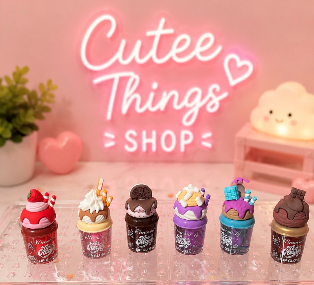 Ice cream Delicious Lipgloss Collection (6 Pieces)