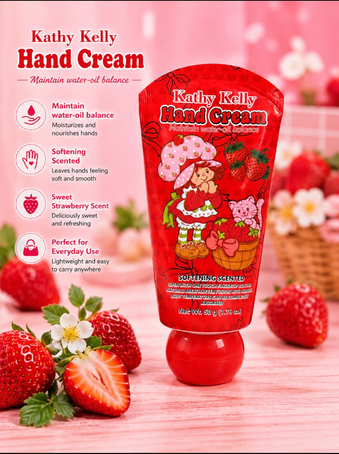 Strawberry Girl Handcream (12Pieces)