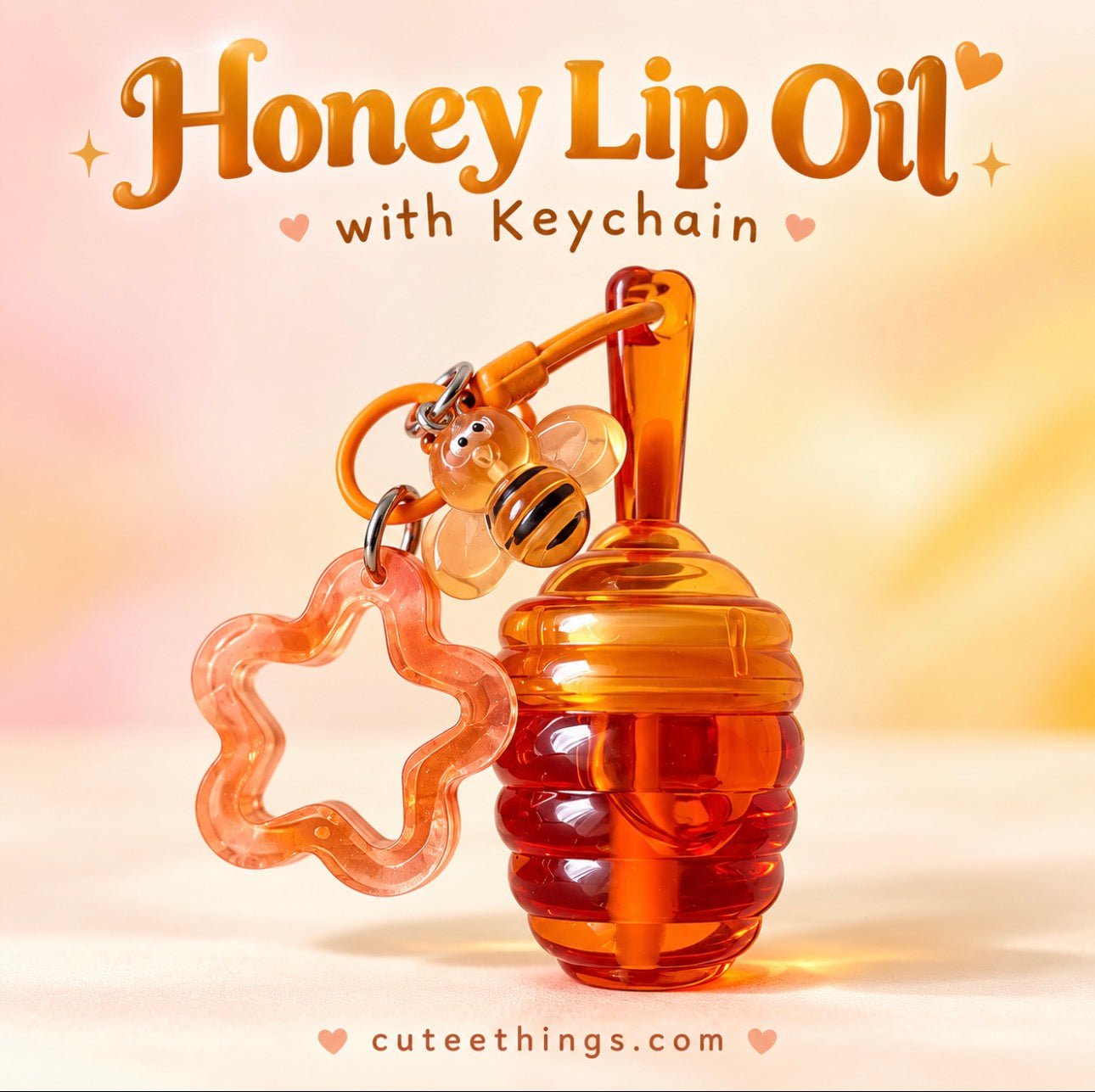 Honey Lipoil with Keychain.                     (24 Pieces Display)