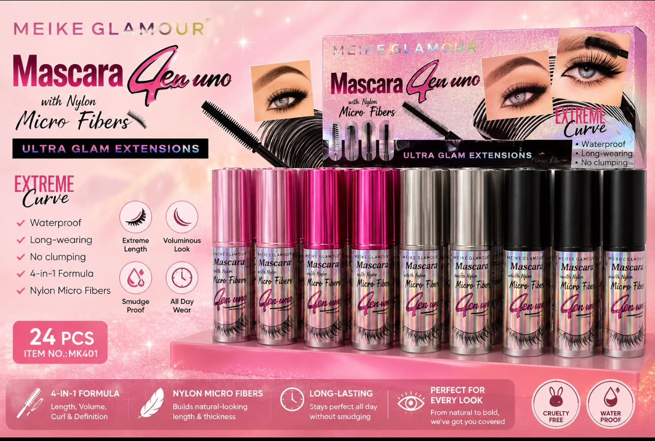 MEIKE GLAMOUR 4 in 1 Mascara  (one dozen)