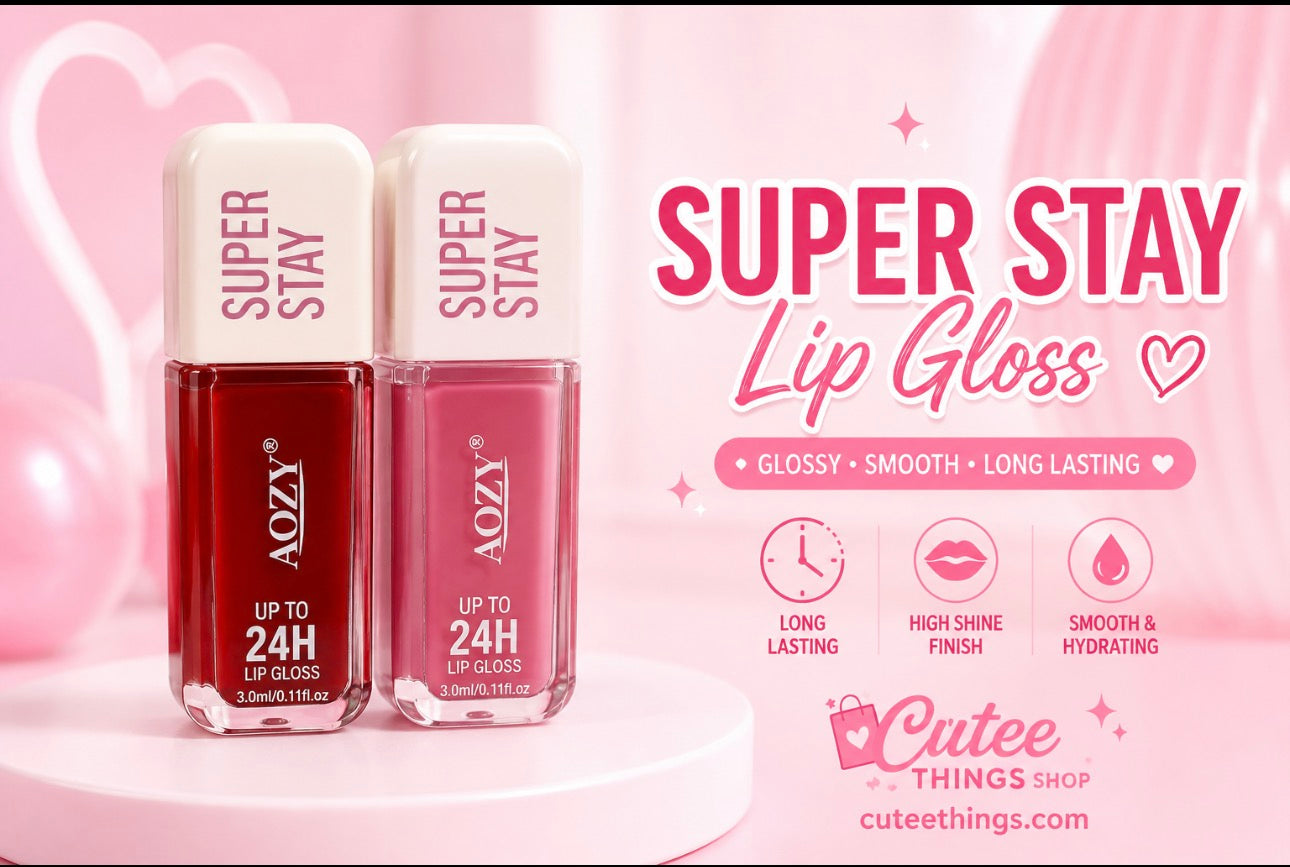 Super Stay Lipgloss                    (Display with 24 Pieces and Samples)