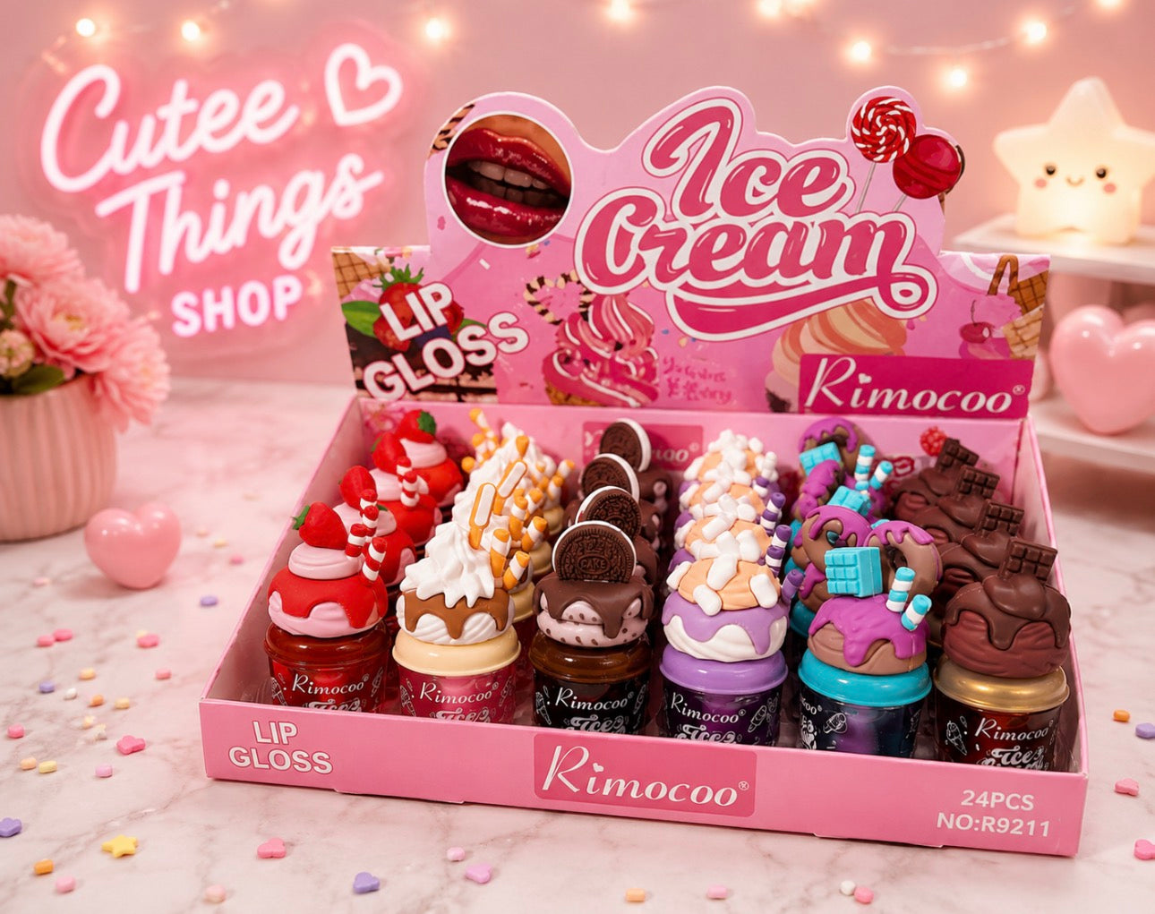 Ice cream Delicious Lipgloss Collection (6 Pieces)