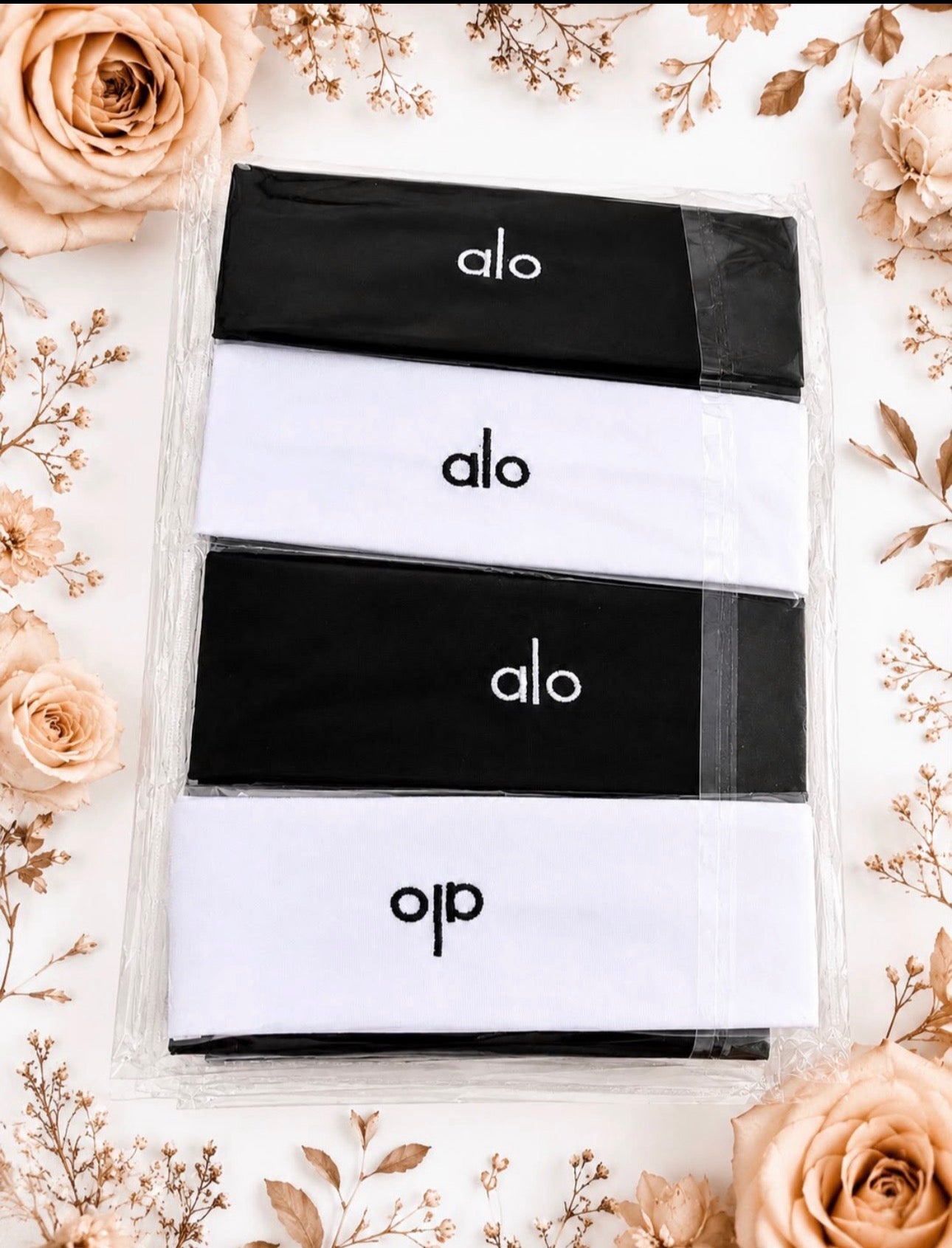 ALO Headbands                                   (12 pieces assorted colors)
