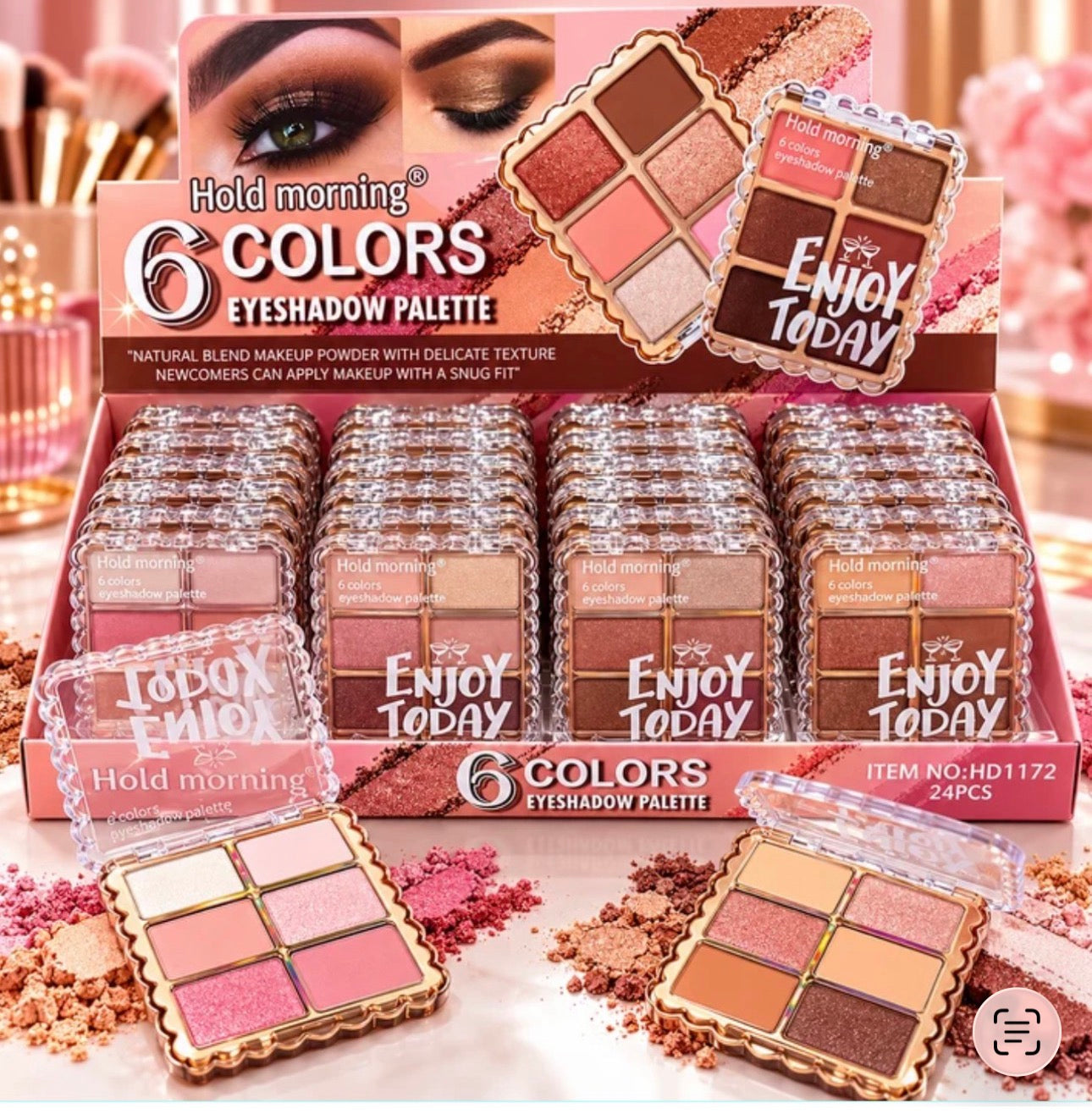 6- Color Eyeshadow Palettes (4 units)