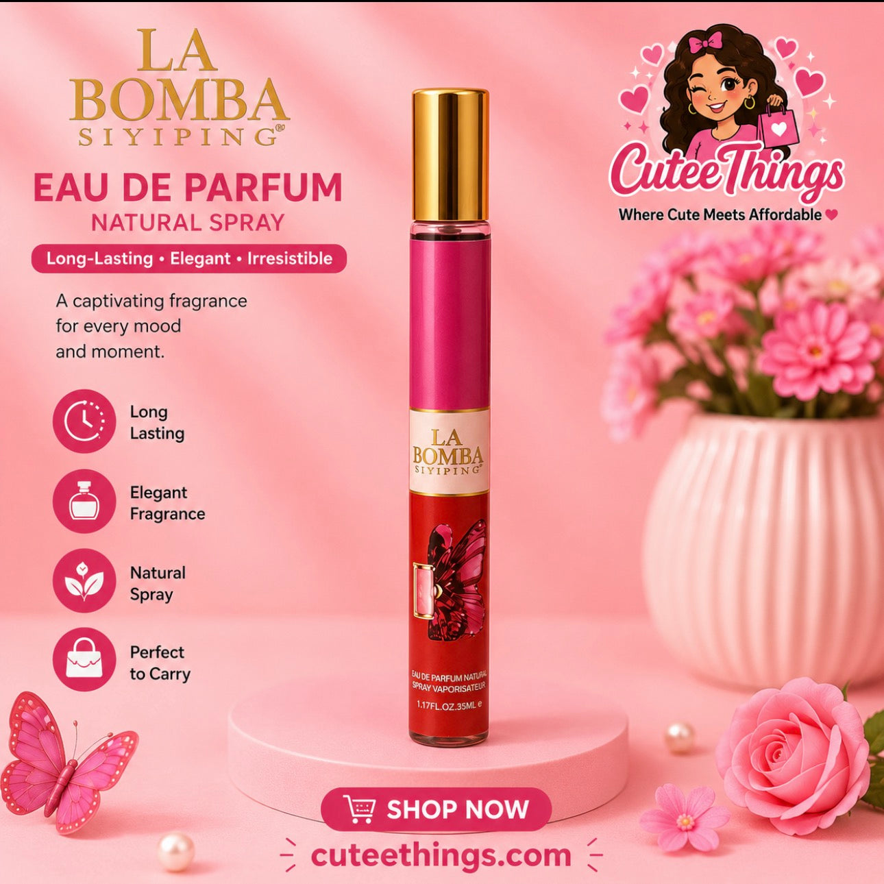 La Bomba Eau De Parfum Spray.          Travel Size (12 Pieces)